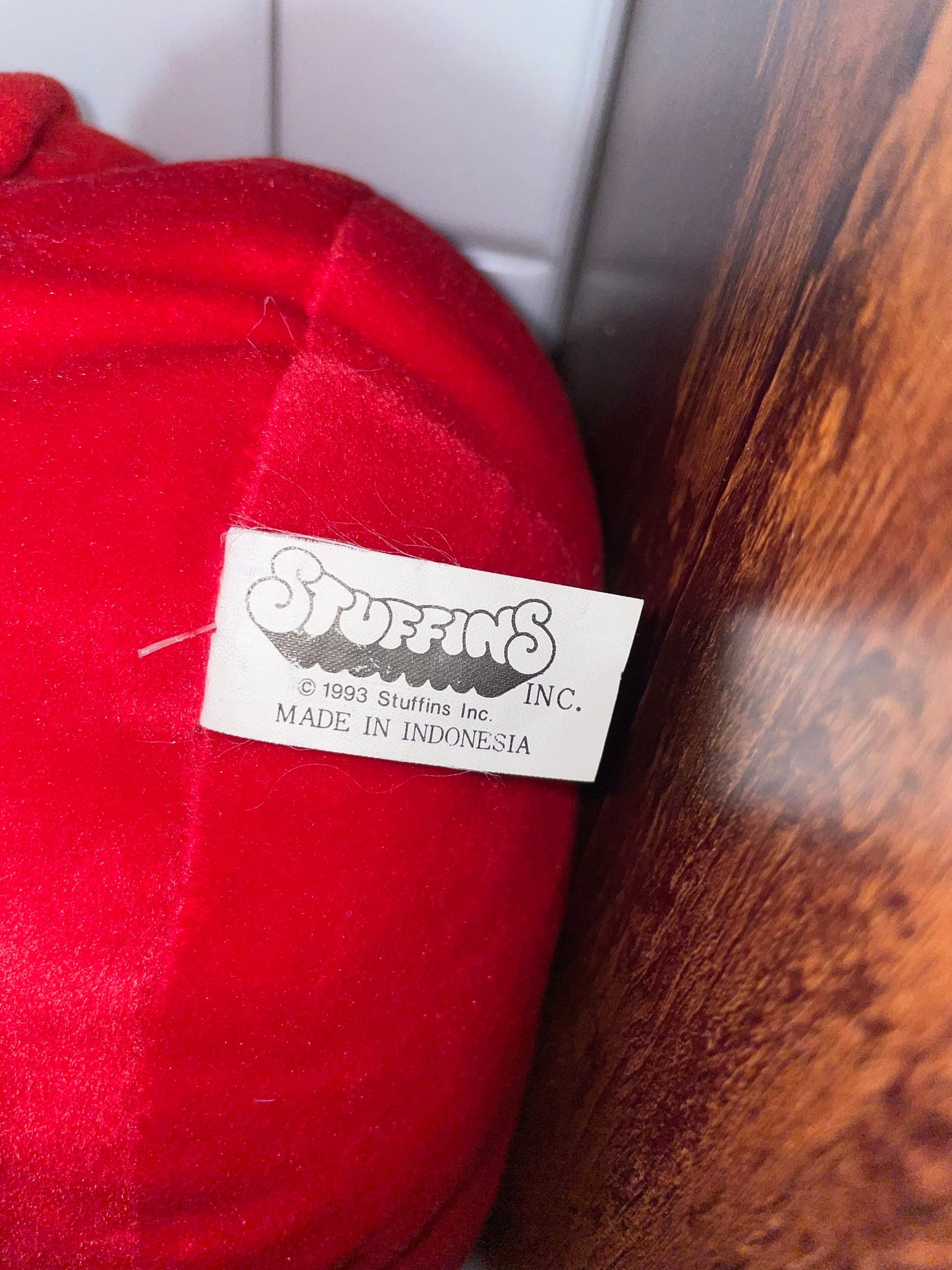 1993 Stuffins Santa Claus Christmas Plush