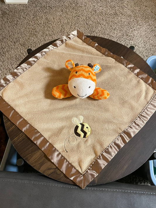 Circo Giraffe and bumble bee lovey security blanket Plush