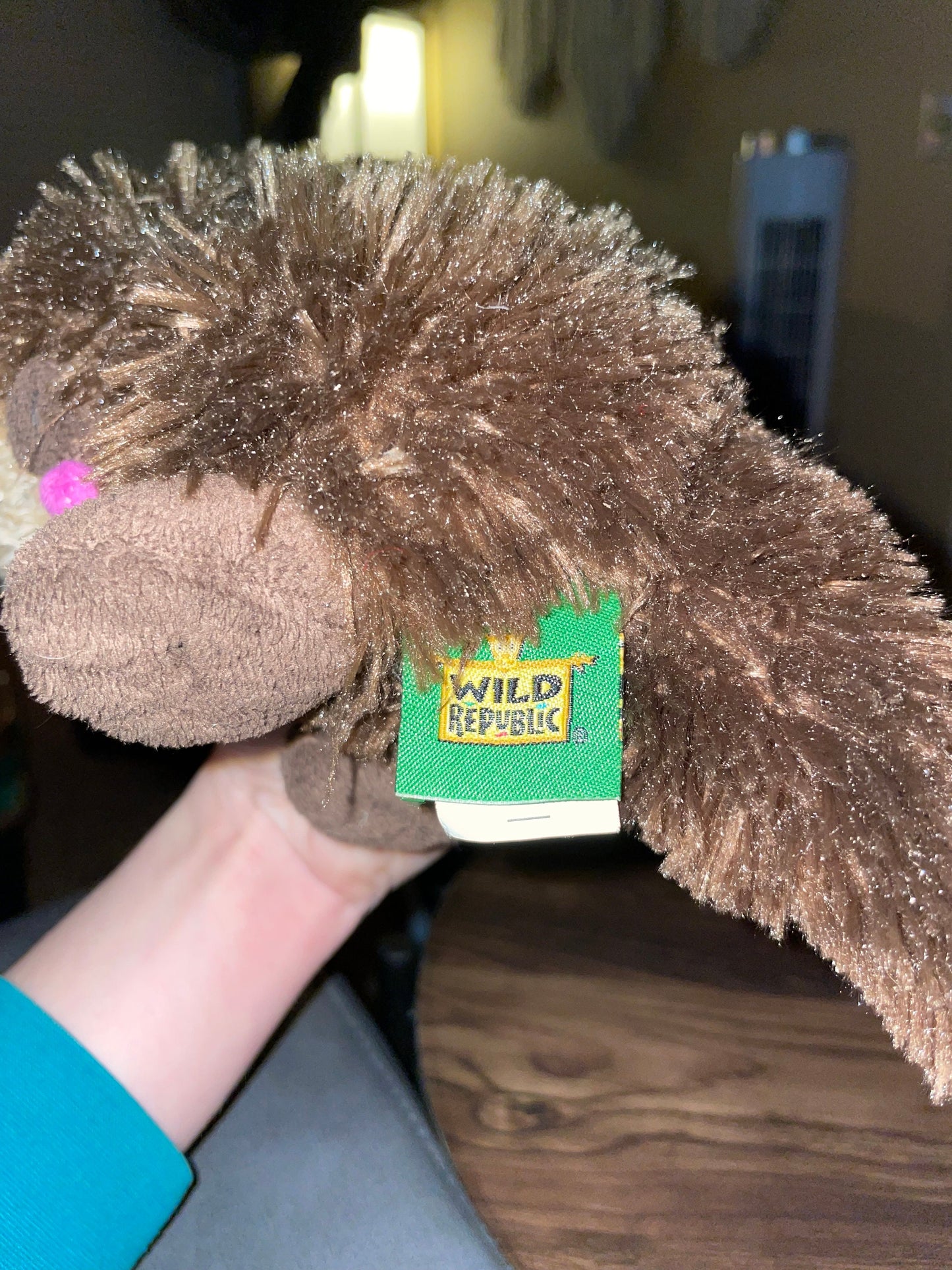 Wild Republic Brown Sea Otter With Pink Starfish Plush NWT