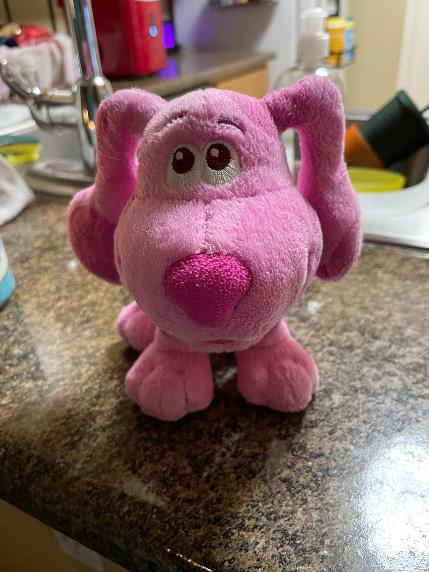Blues Clues Pink Magenta Puppy Dog Plush