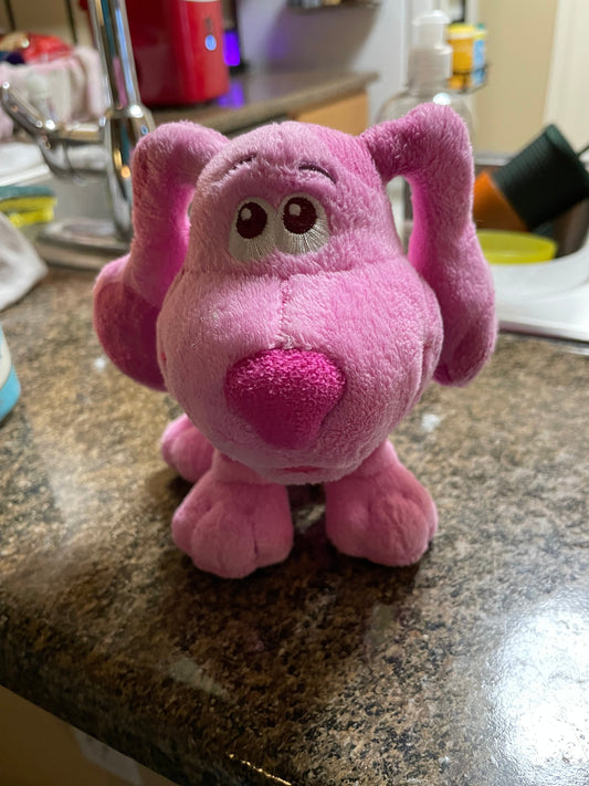 Blues Clues Pink Magenta Puppy Dog Plush