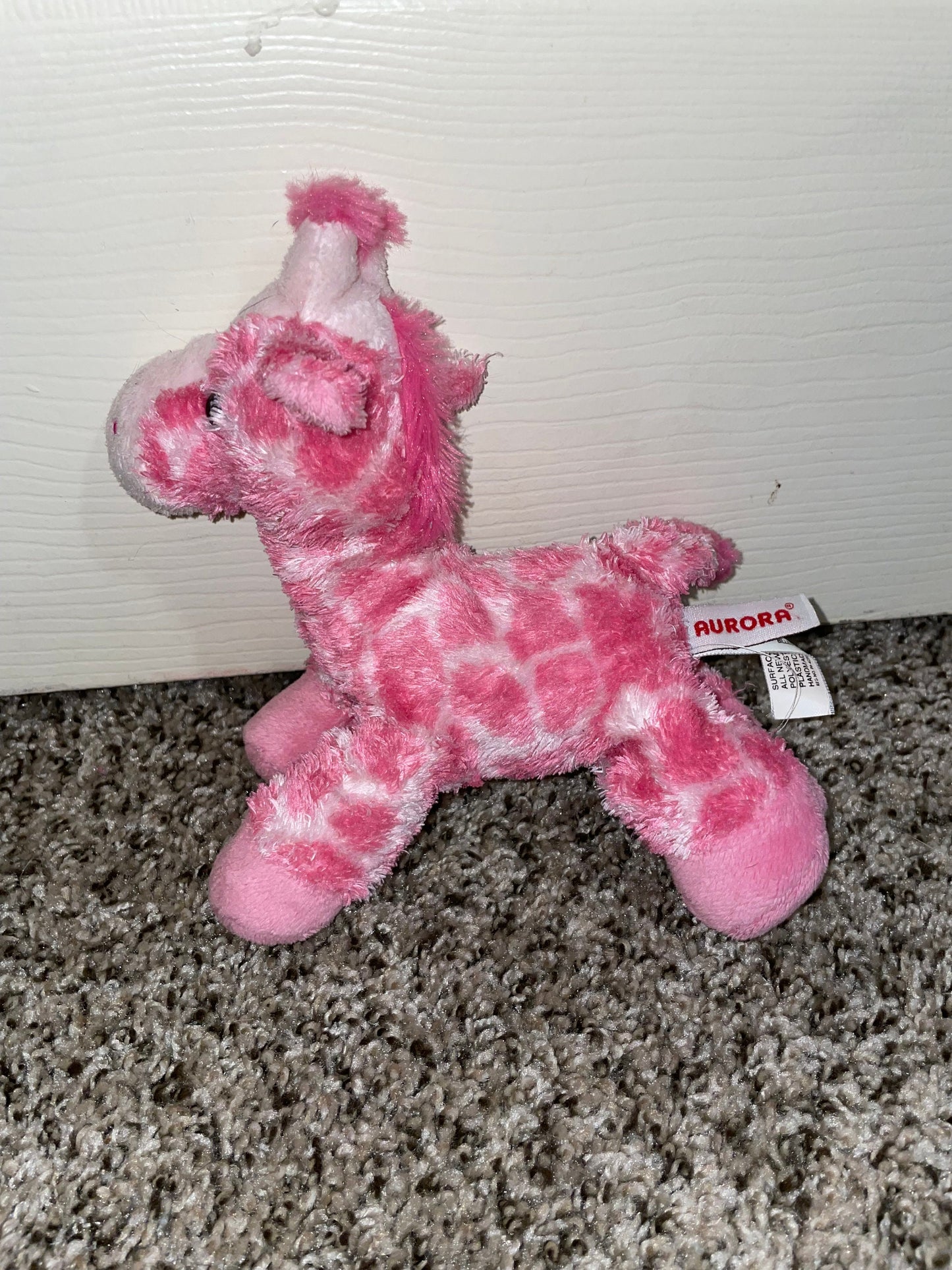 Aurora Extra Small Pink Giraffe Plush