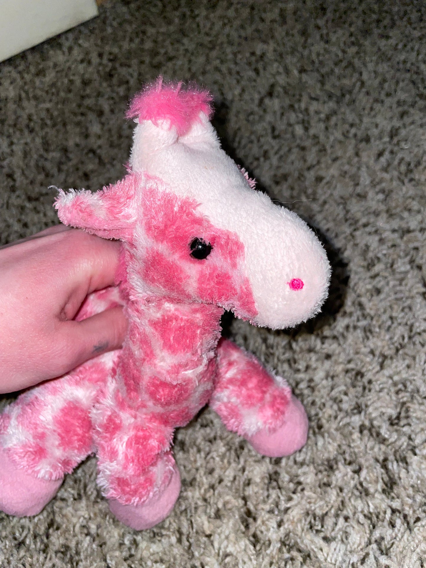 Aurora Extra Small Pink Giraffe Plush