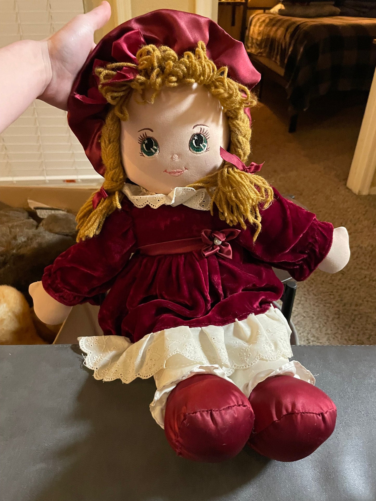 Sweetie mine vintage rag doll girl plush