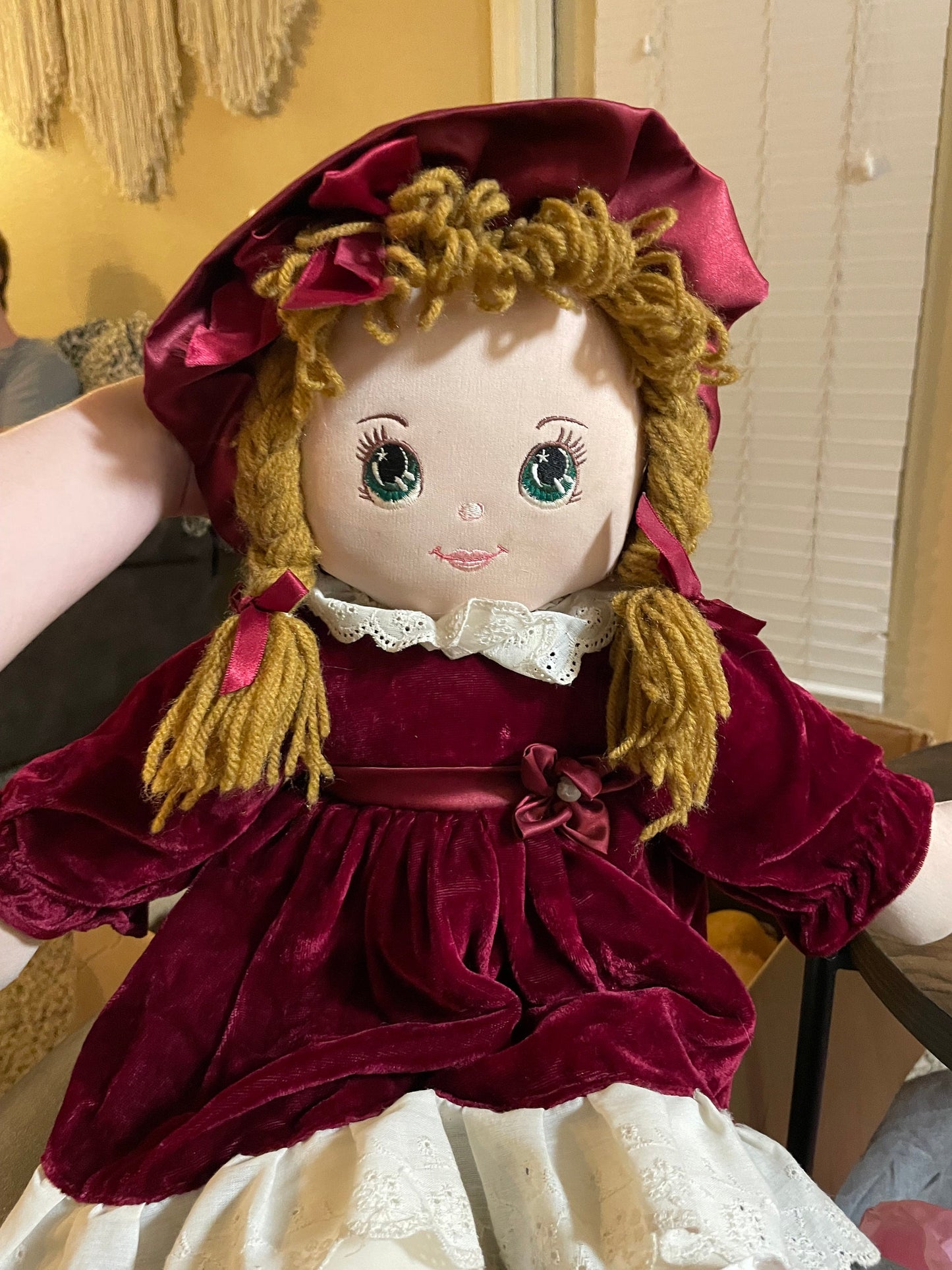 Sweetie mine vintage rag doll girl plush