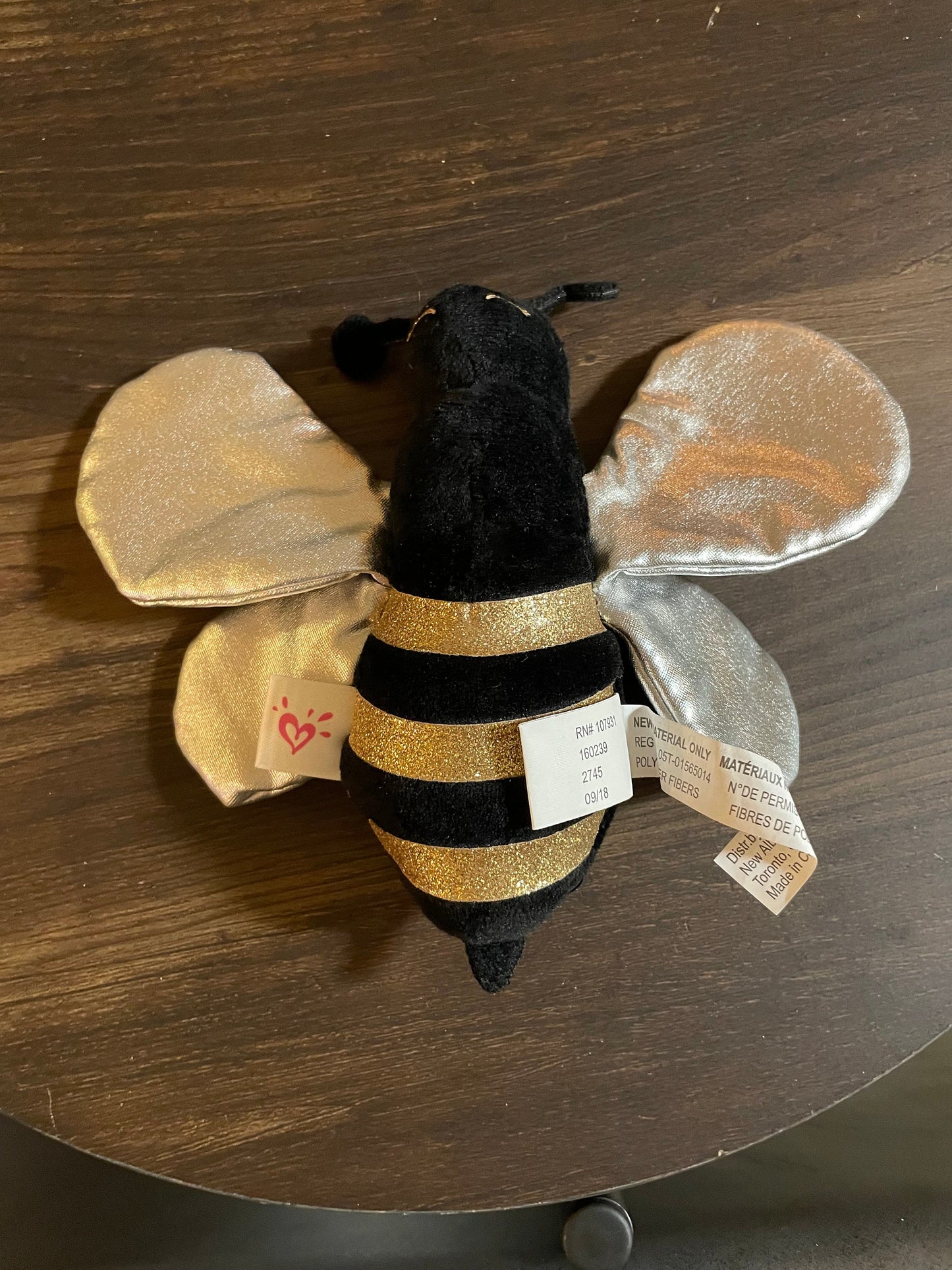 Justice store bumble bee plush