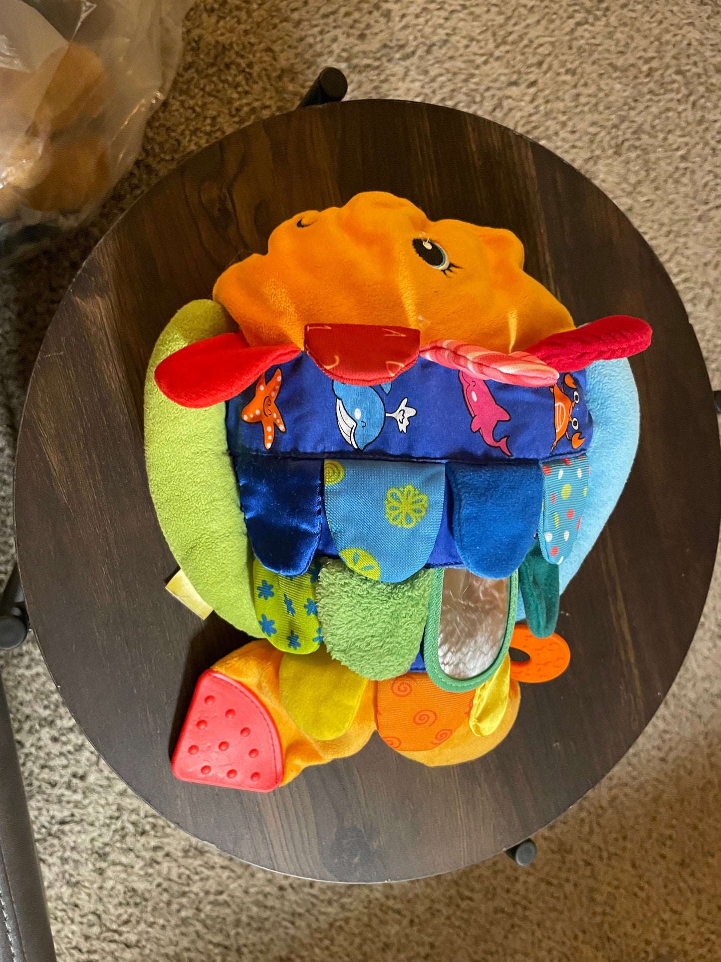 Melissa & Doug K's Kids Plush Flip Fish Sensory Crinkle Squeak Plush