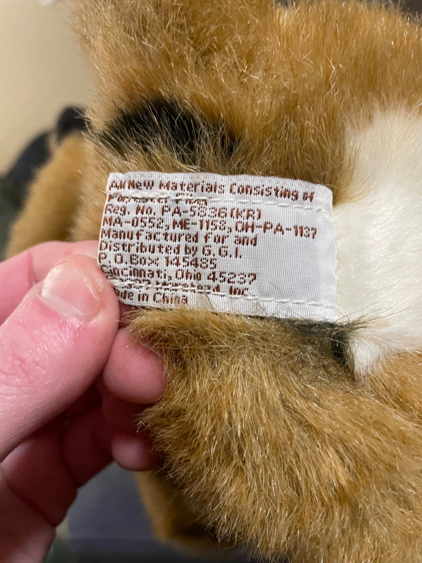 Morehead Collection Endangered Young'uns Cheetah Cub Plush 1997