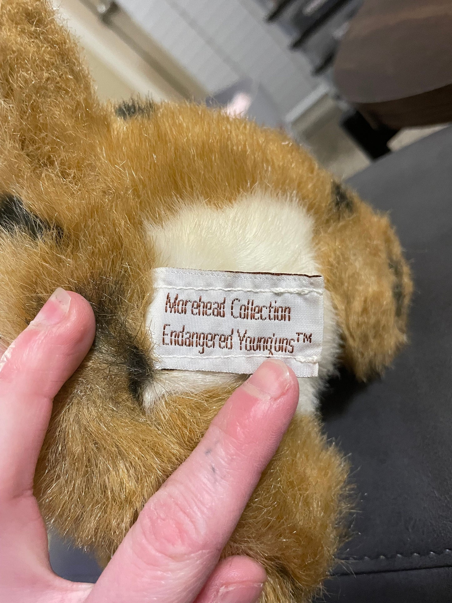 Morehead Collection Endangered Young'uns Cheetah Cub Plush 1997