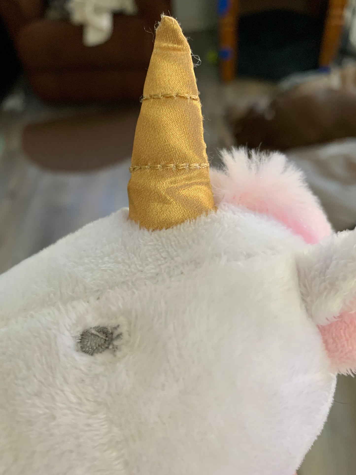 Cloud Island Unicorn Security Blanket: Pink Satin Lovey