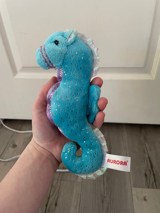 Aurora Sea Sparkles Star Seahorse Plush