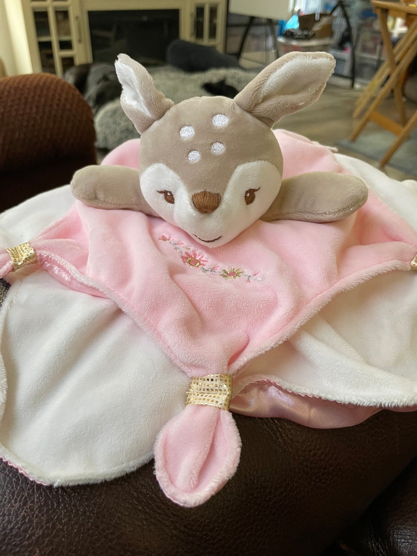 Mary Meyer Itsy Glitzy Fawn Lovey security blankey