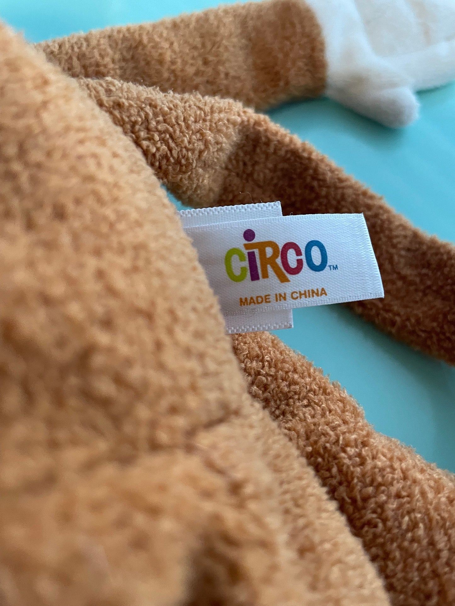 Circo Brown Hanging Monkey Plush Velcro Hands and Feet