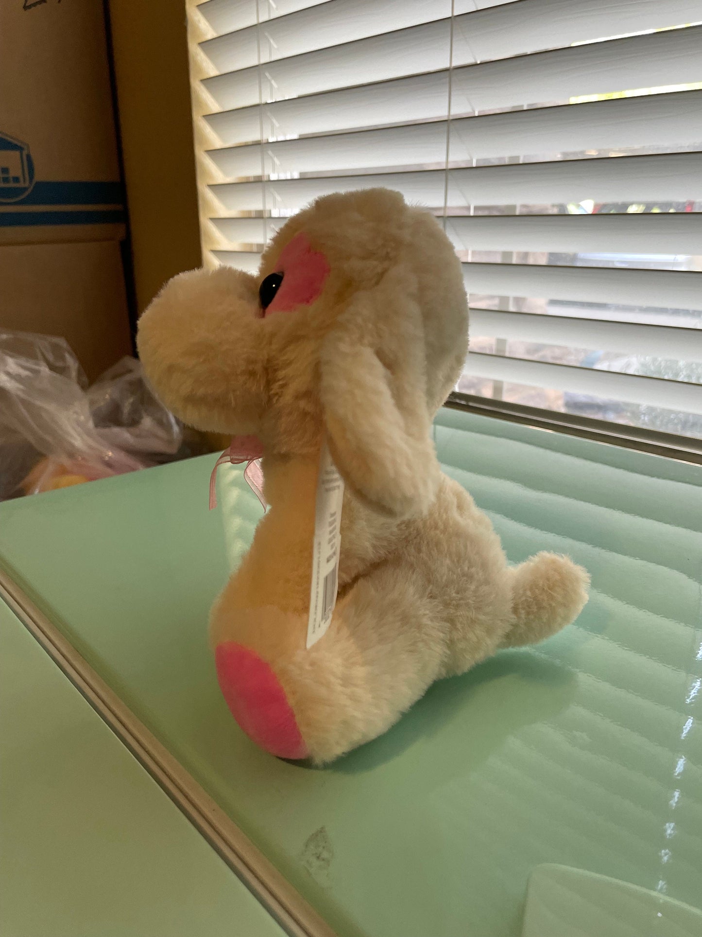 Homerbest Pink And White Puppy Dog Plush NWT