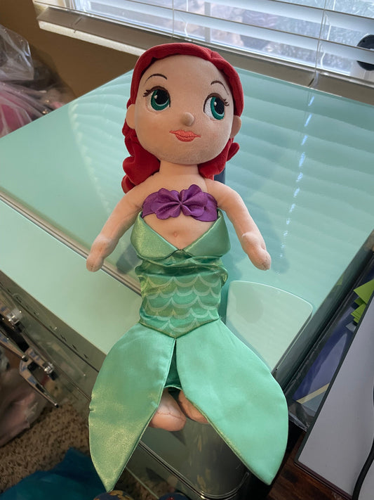 Disney store Ariel The little mermaid plush