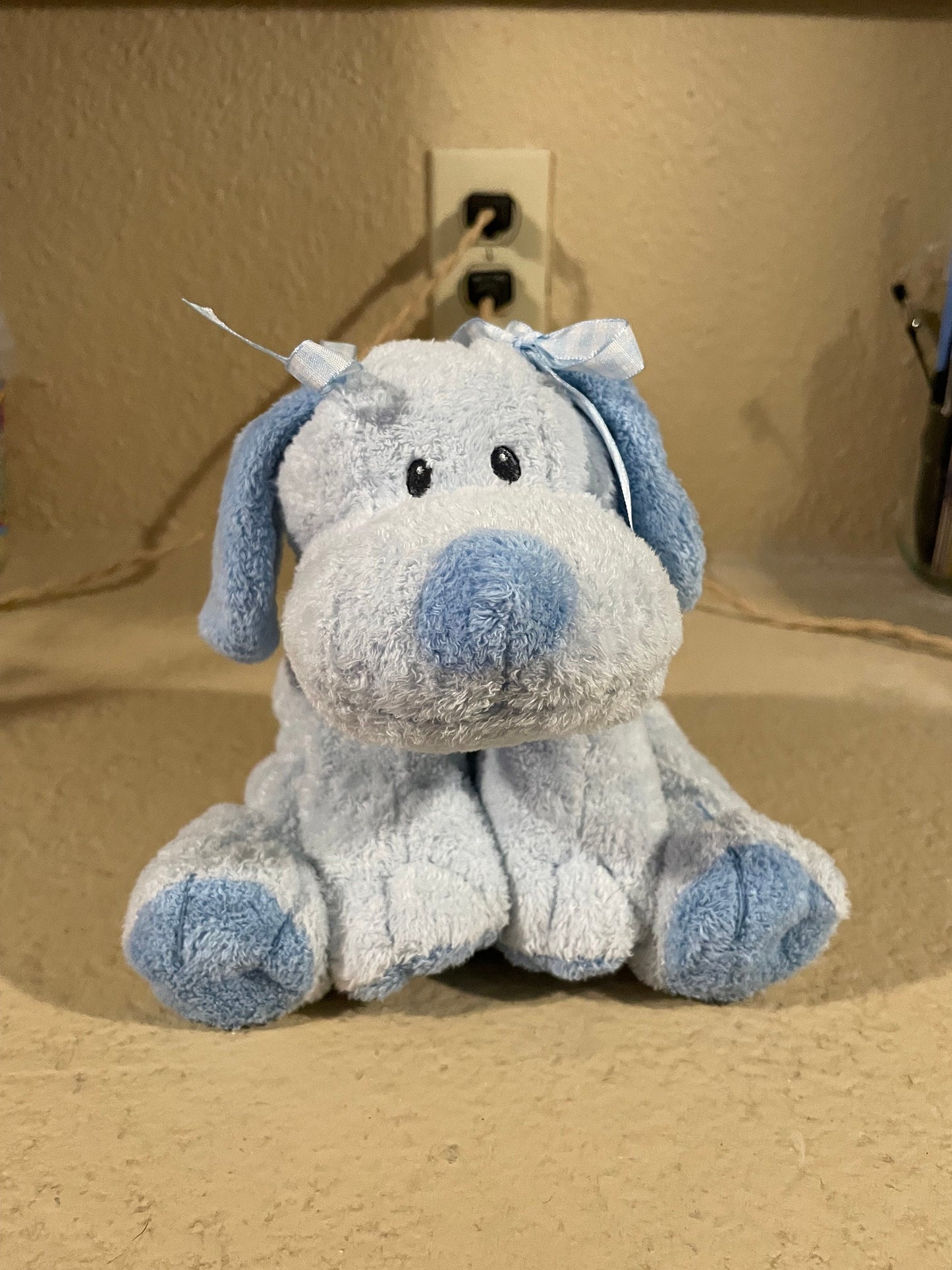 Baby TY Pluffies Whiffer Dog Plush - Rare HTF Collectible