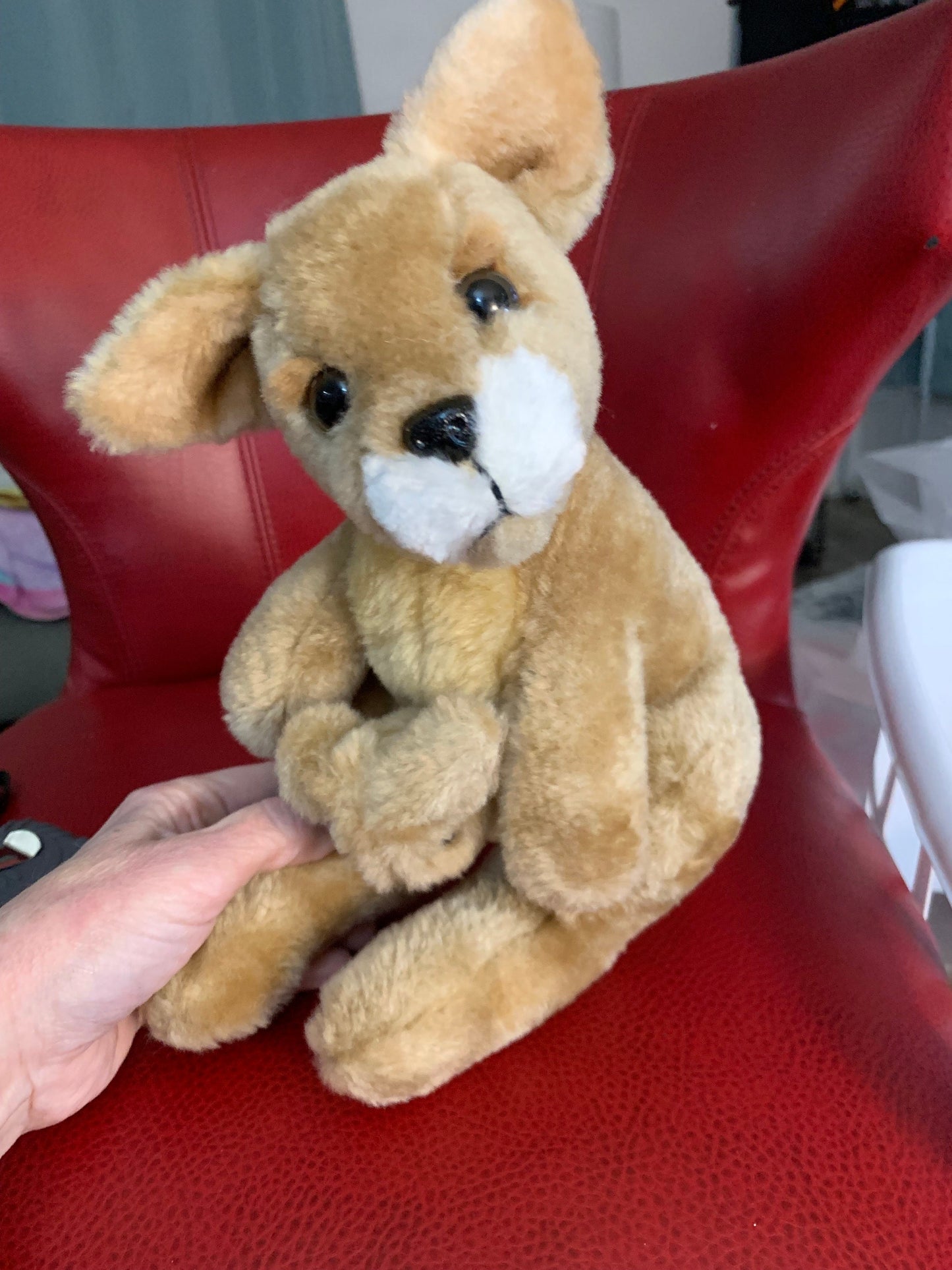 Vintage Animal Fair Kangaroo Plush with Joey