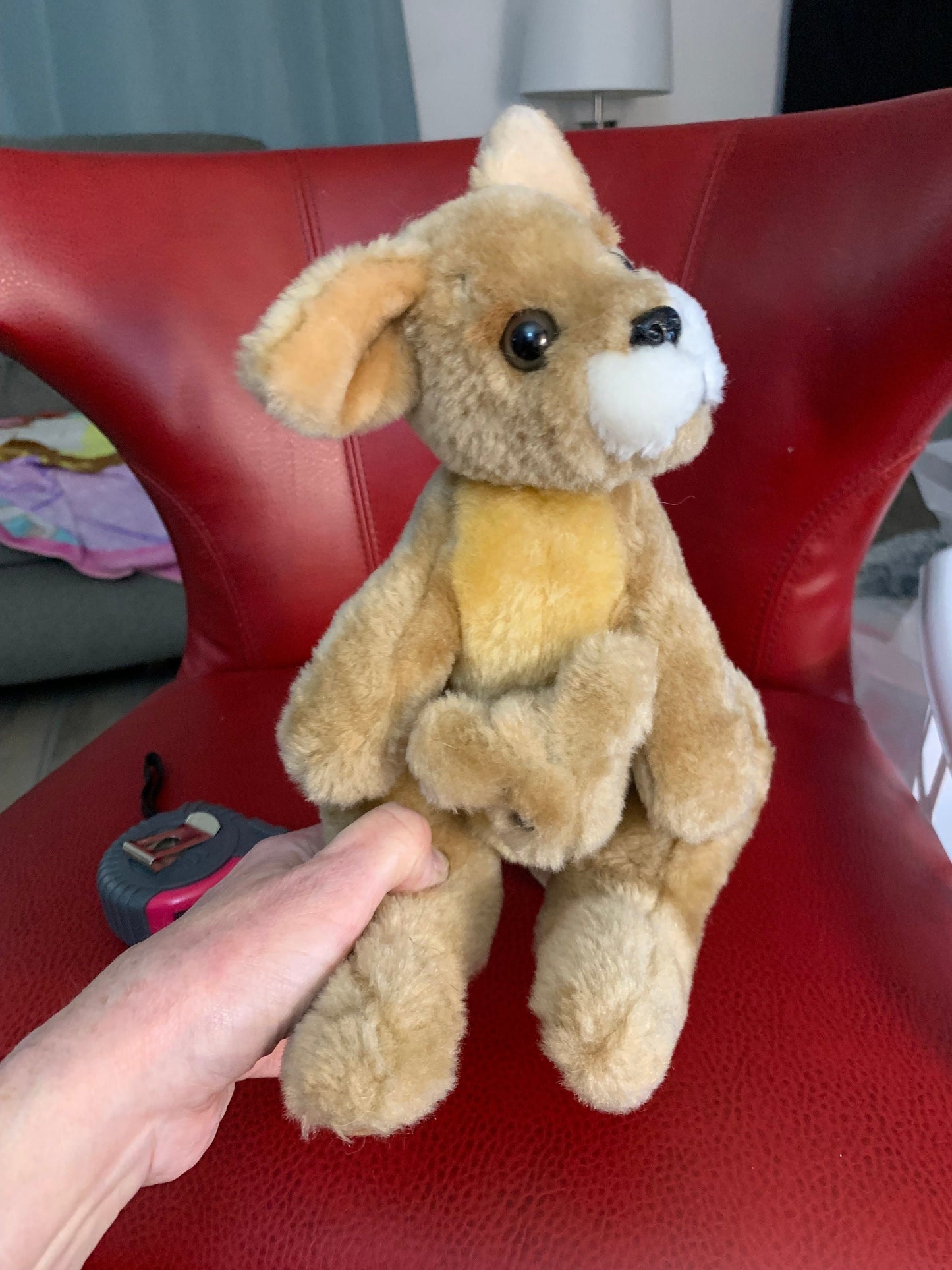 Vintage Animal Fair Kangaroo Plush with Joey