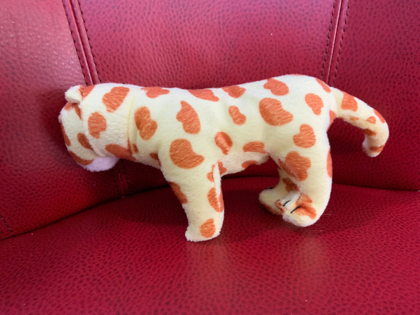 Small Yellow Cheetah Plush, Holiday Home Decor