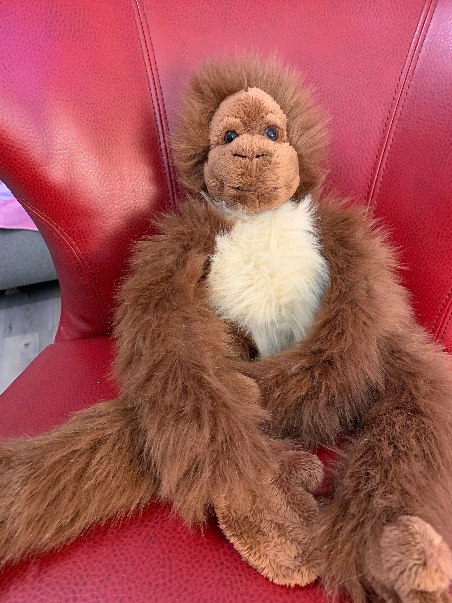 Target Plush Monkey, 20" Long Arms, Velcro Hands