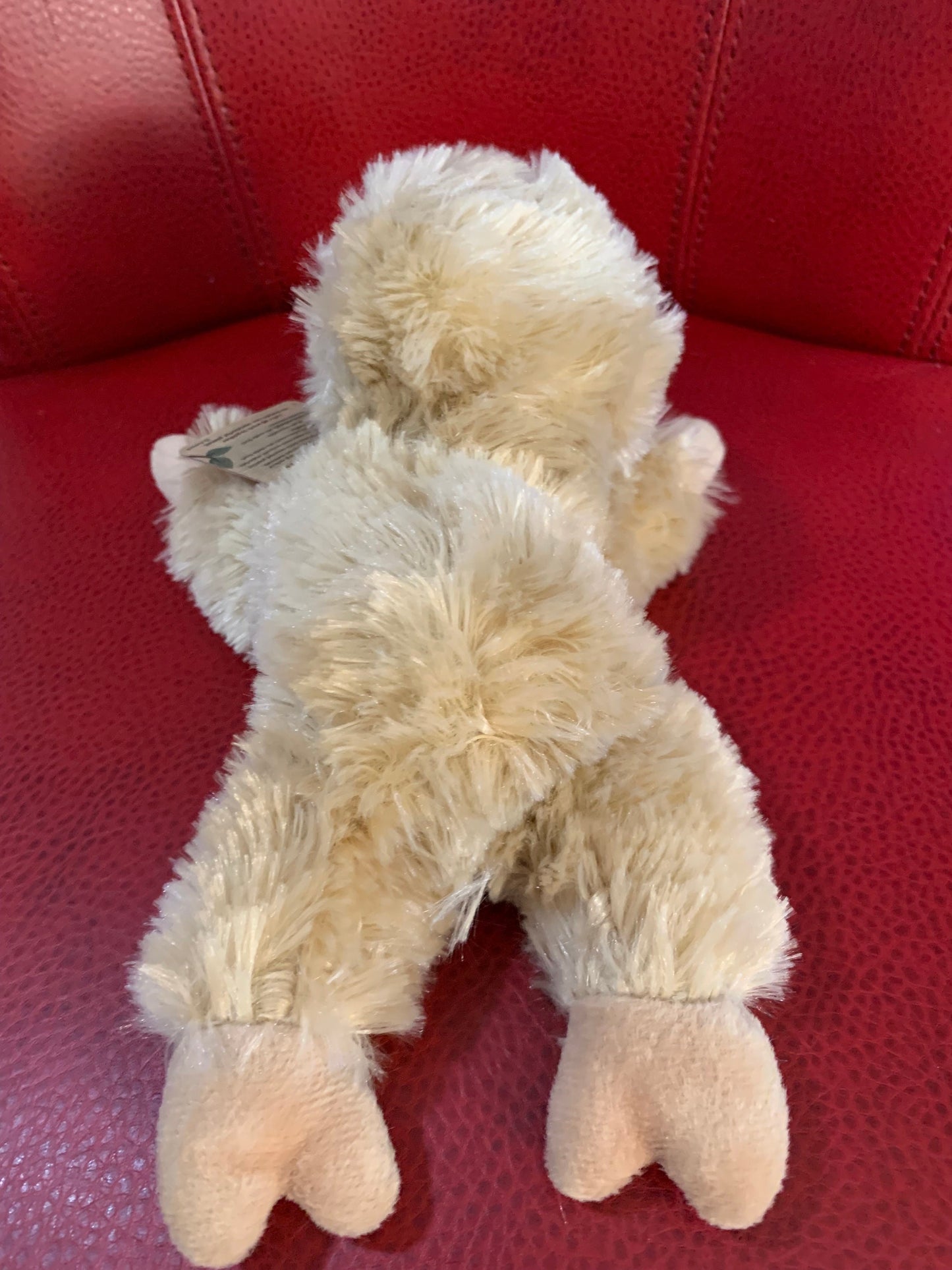 Aurora Two-Toed Sloth Plush, 8" – Tan and White, Soft NWT