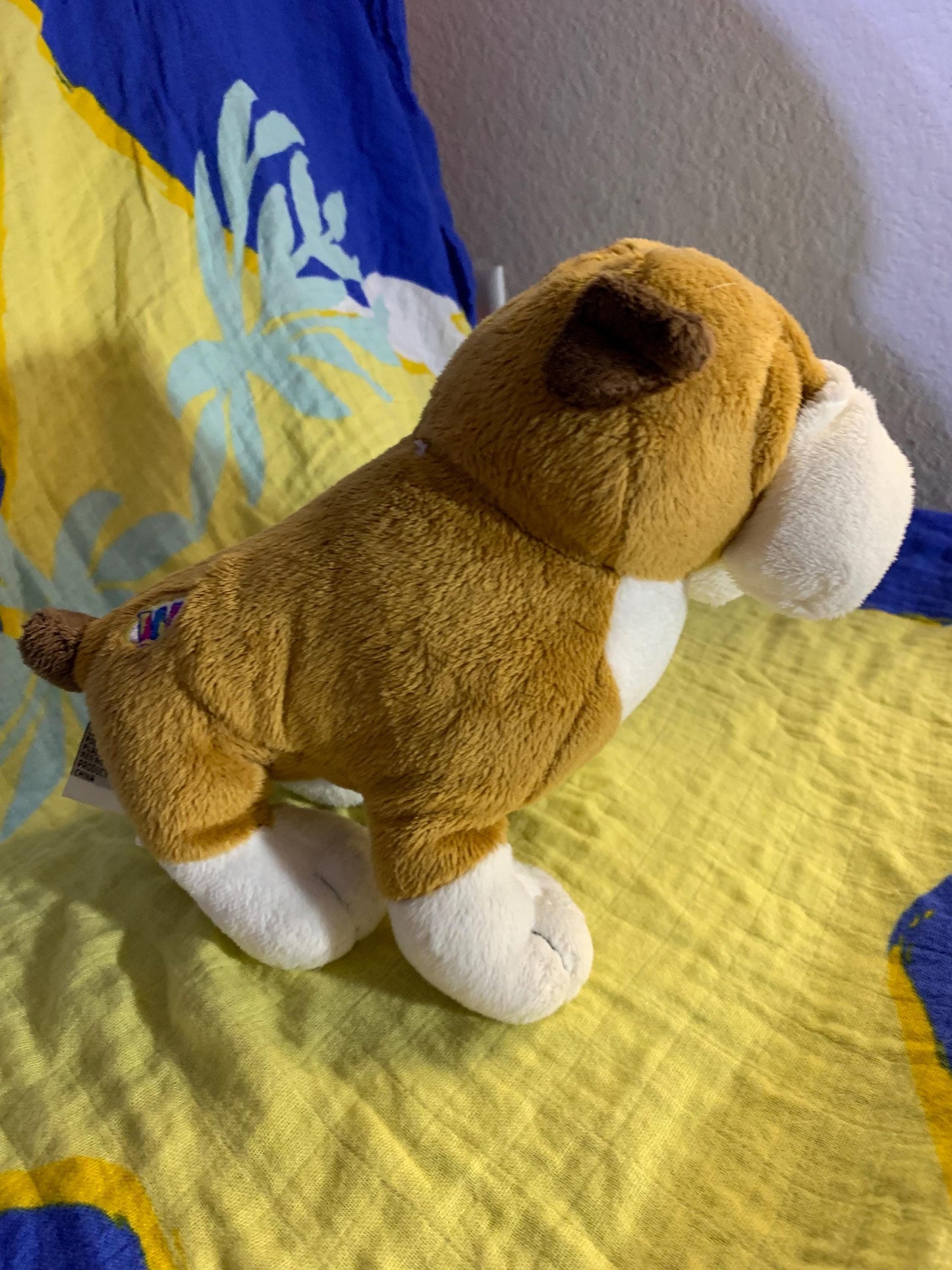 Webkinz Bulldog Stuffed Animal Plush Toy. Regular Size. No Code