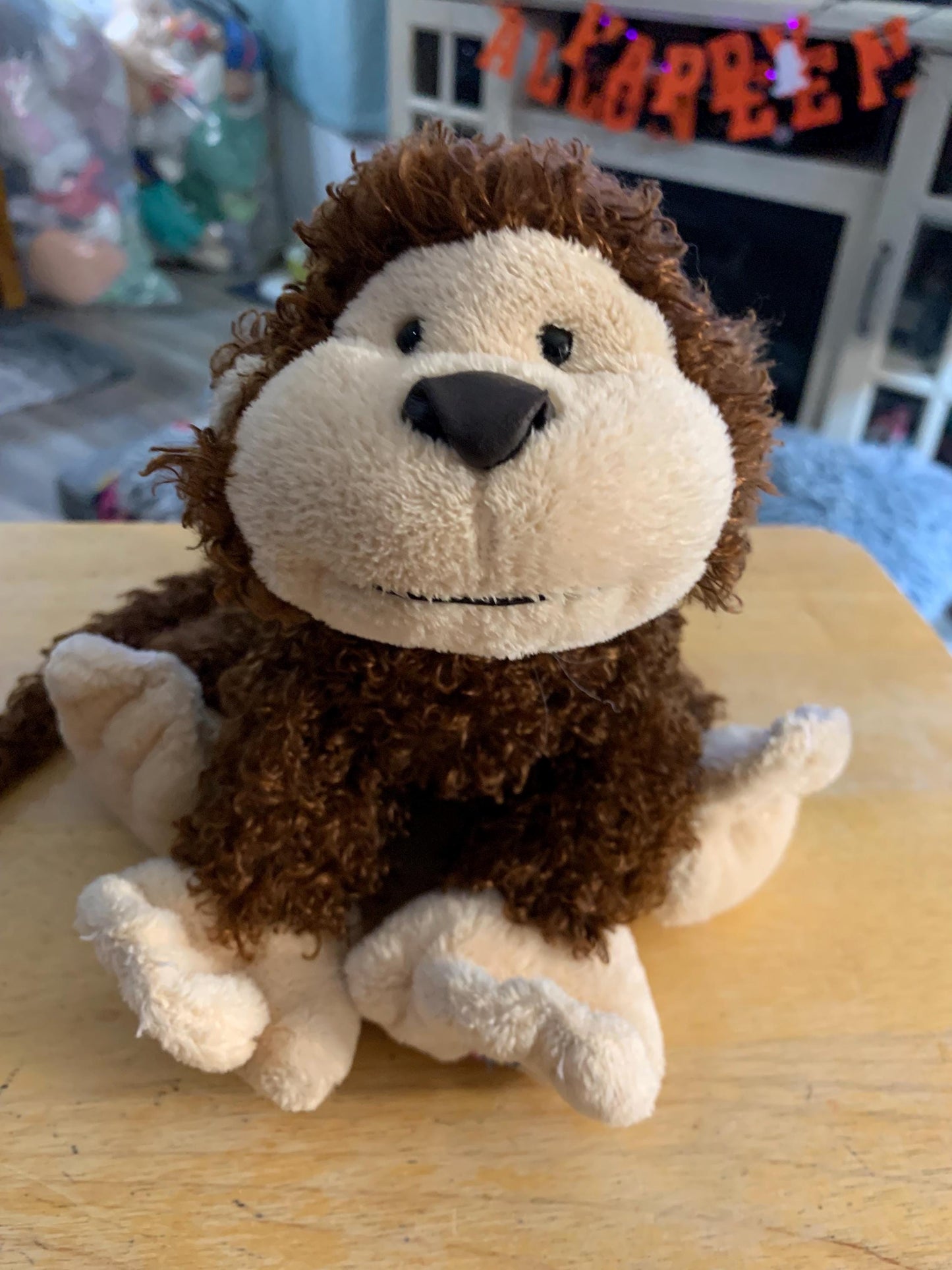 Webkinz Brown and Tan Cheeky Monkey Plush. Regular Size Size. No Code.