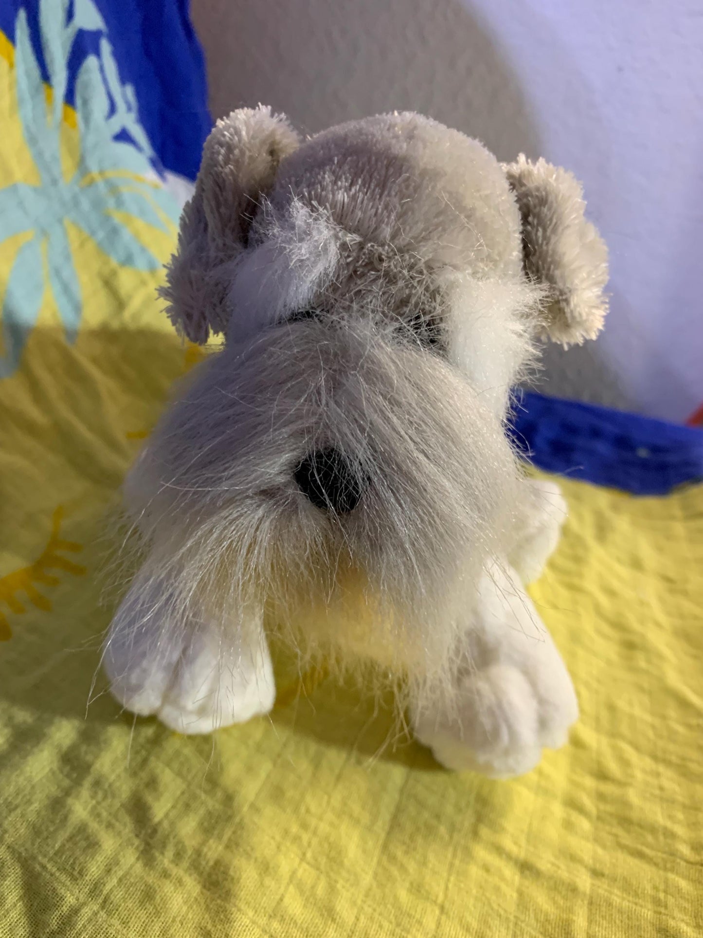Webkinz Gray Schnauzer Dog Plush. Regular Size. No Code.