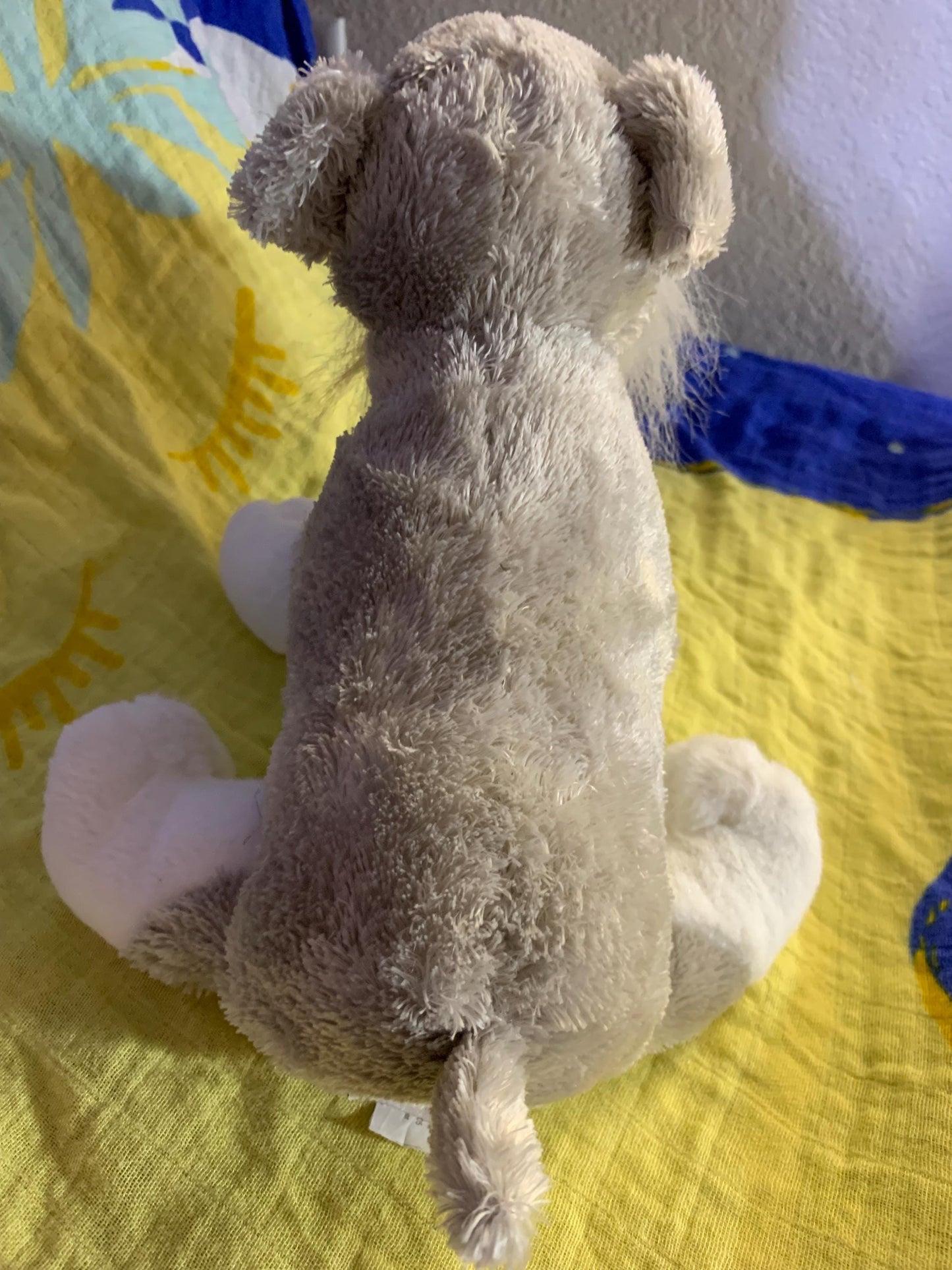 Webkinz Gray Schnauzer Dog Plush. Regular Size. No Code.