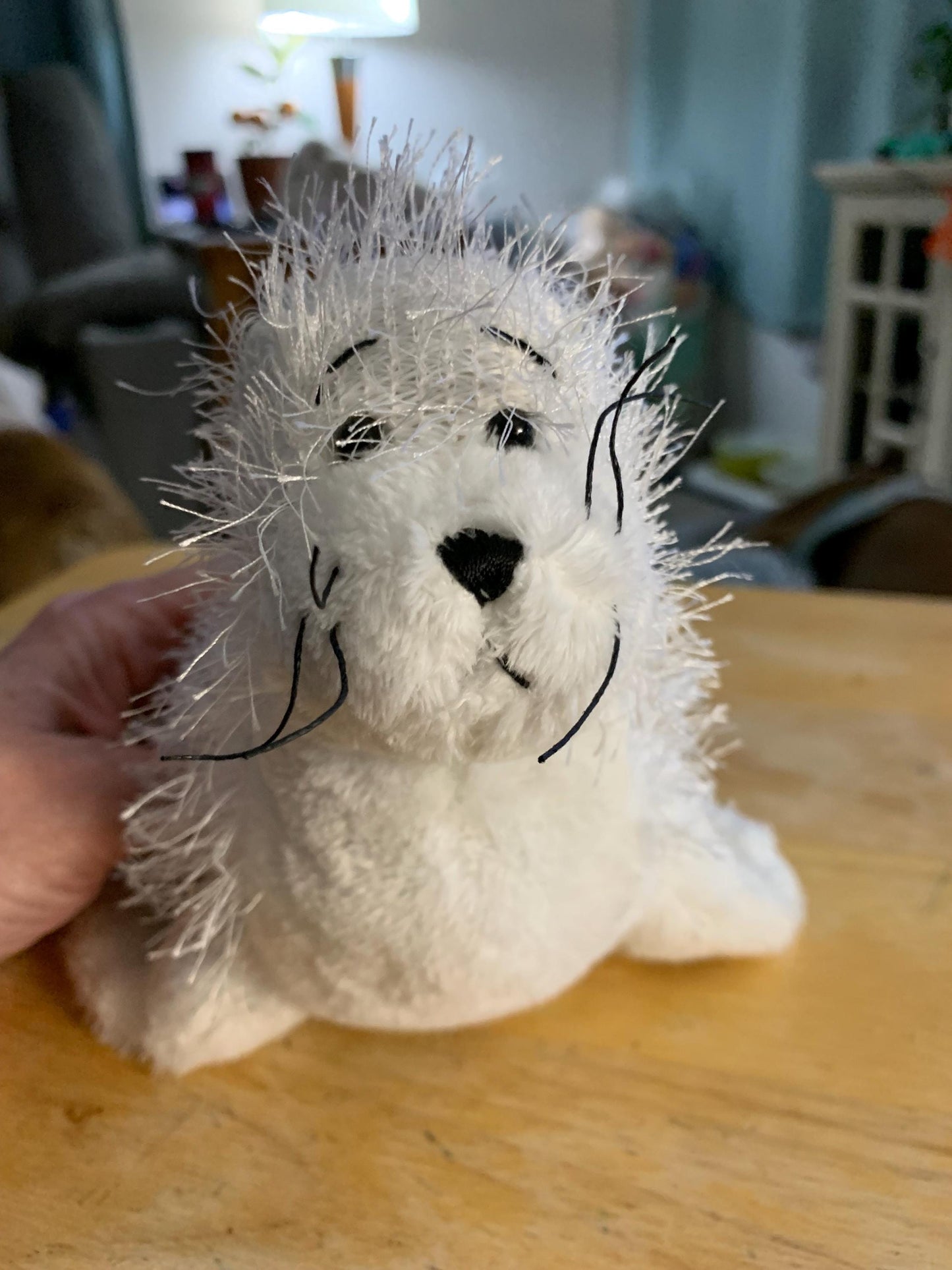 Webkinz White Seal Plush Stuffed Animal. Regular Size, No Code.