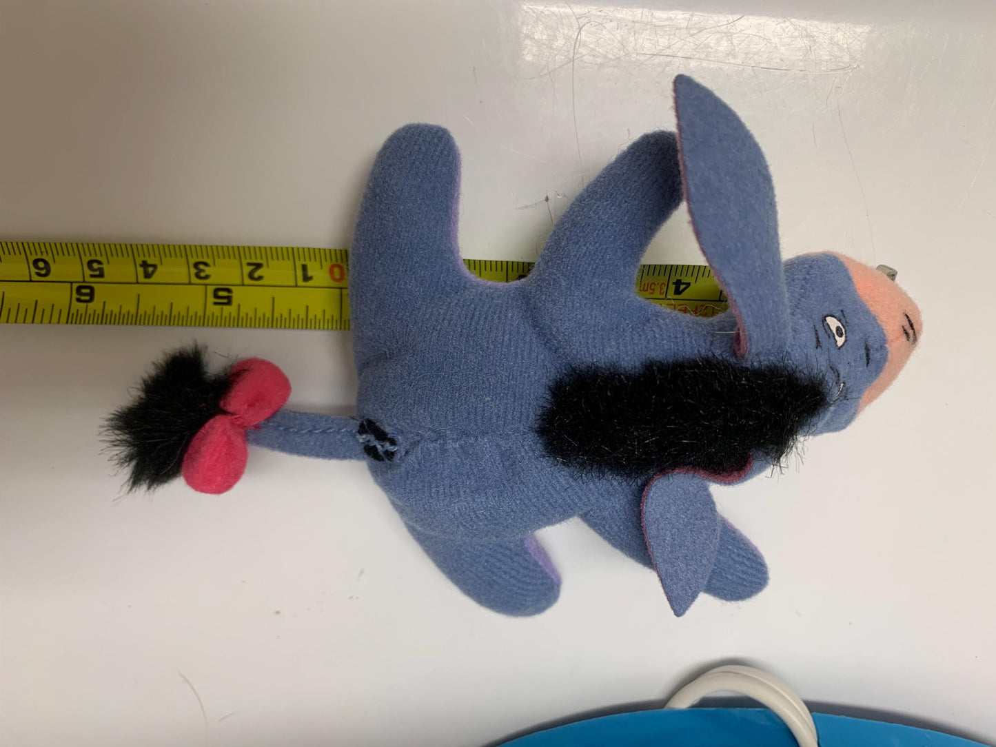 Extra Small Eeyore Plush with Pink Ribbon - McDonald’s Toy
