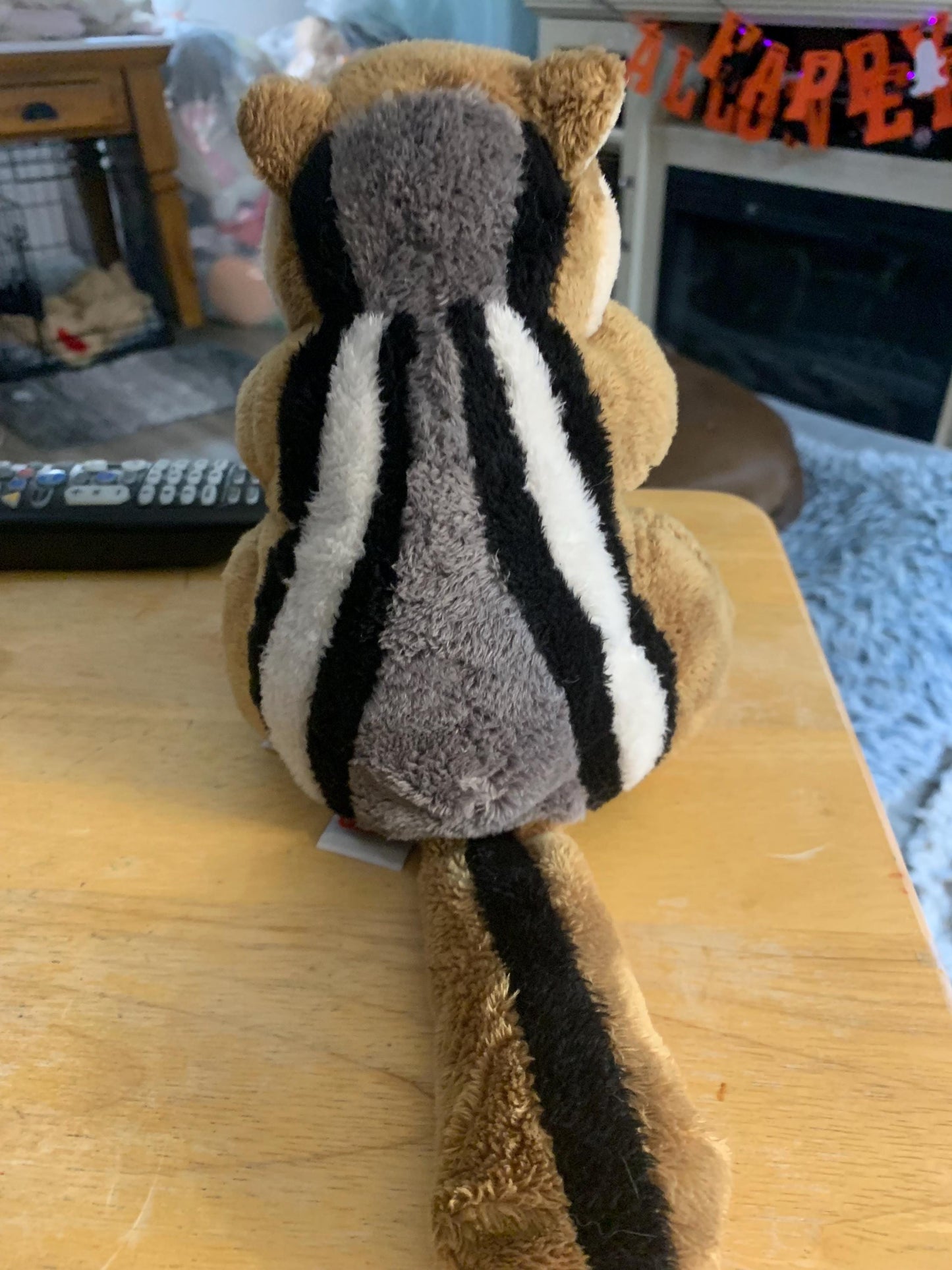 Webkinz Brown, Tan, and White Chipmunk Plush. No code. Good Condition