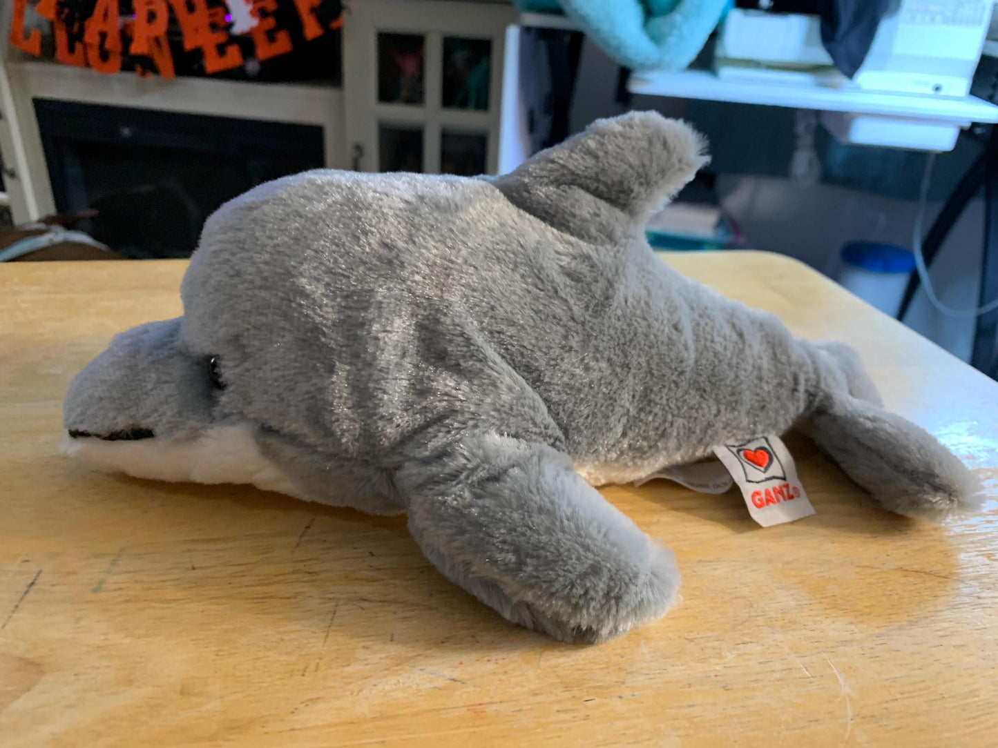 Webkinz Gray Bottlenose Dolphin Plush. Excellent Condition. No code