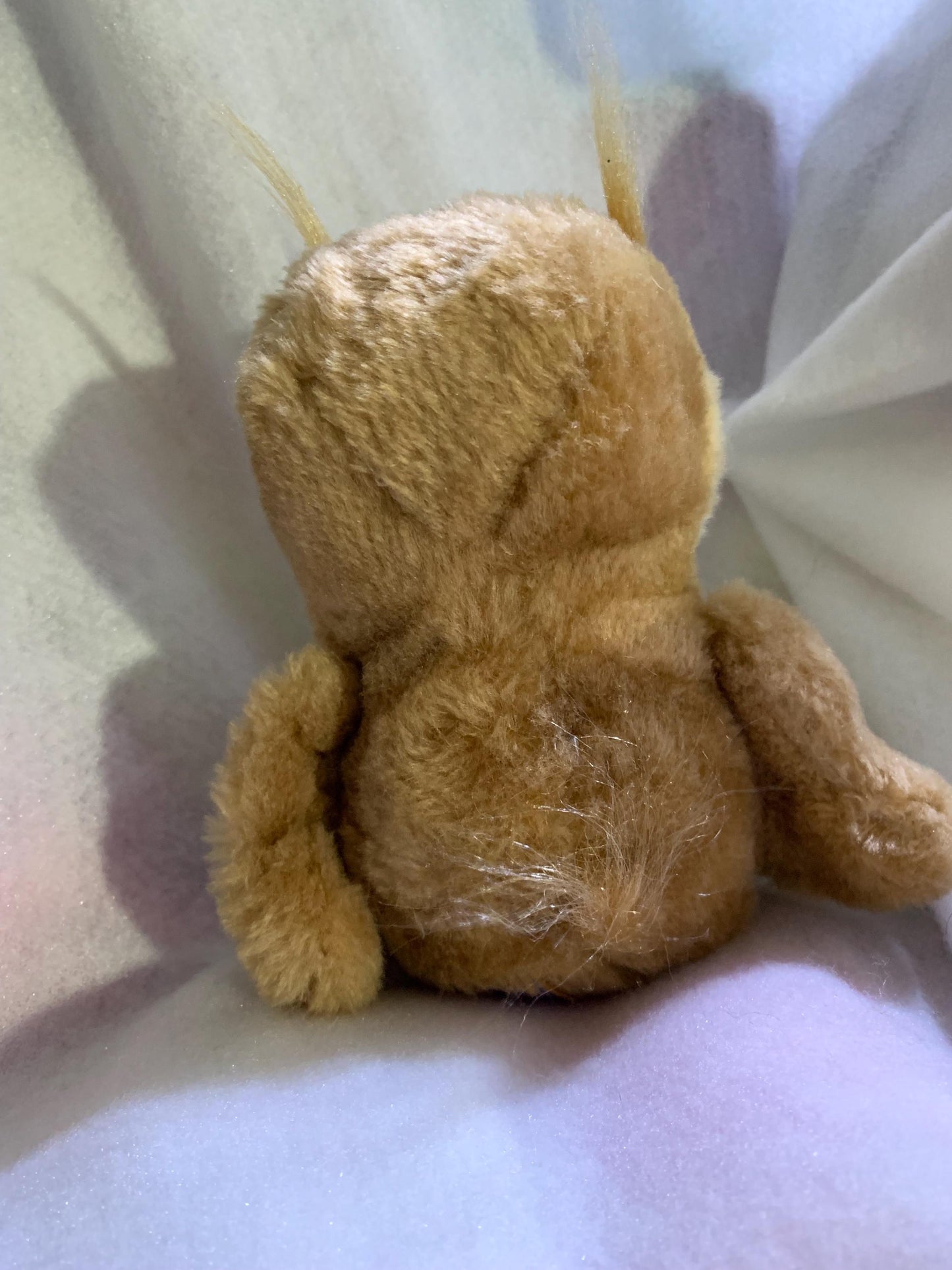 Dakin Tan And Cream Obie Owl Plush 1975 Ground Shell Filling