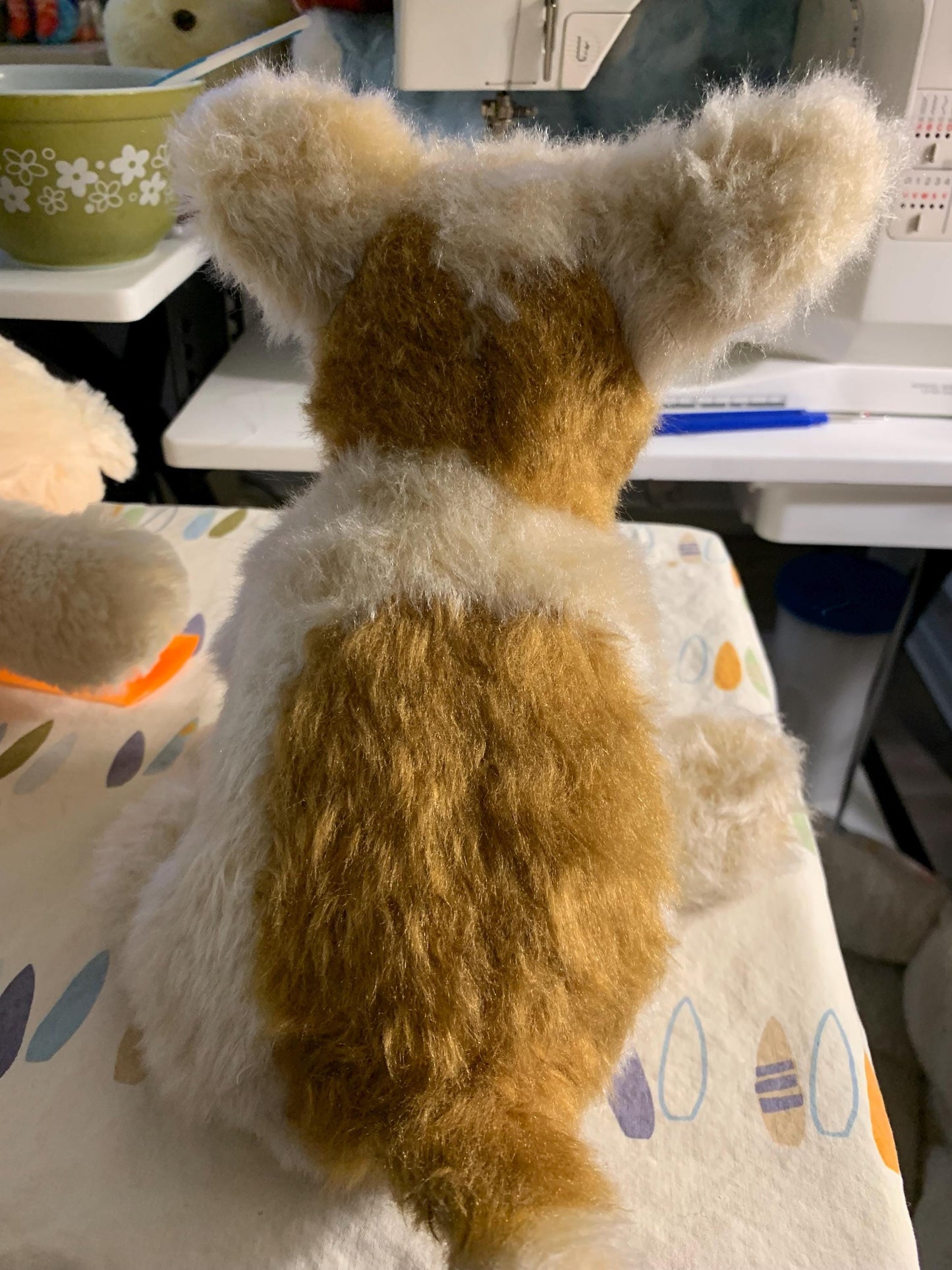 Ty Taffy Terrier Plush, Cream and Brown Shaggy Dog