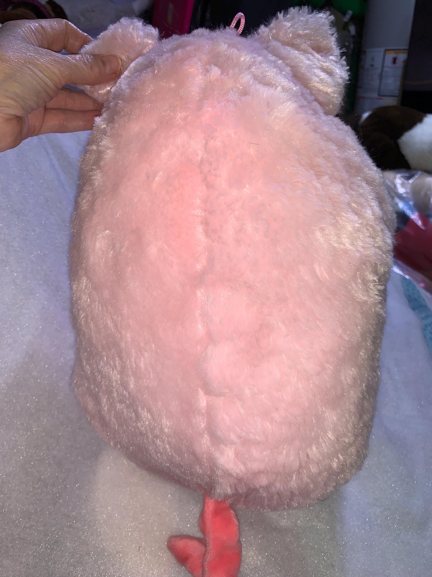 Nanco Pink Chonky Pig Plush - Large, Floppy, 14"