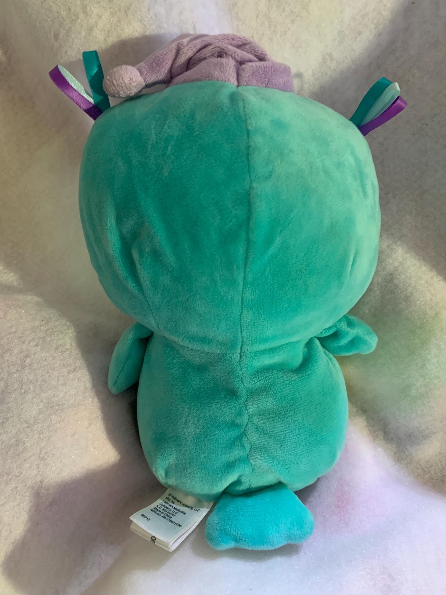 Hallmark Goodnight Kisses Owl Plush, Blue Purple, 10 inch