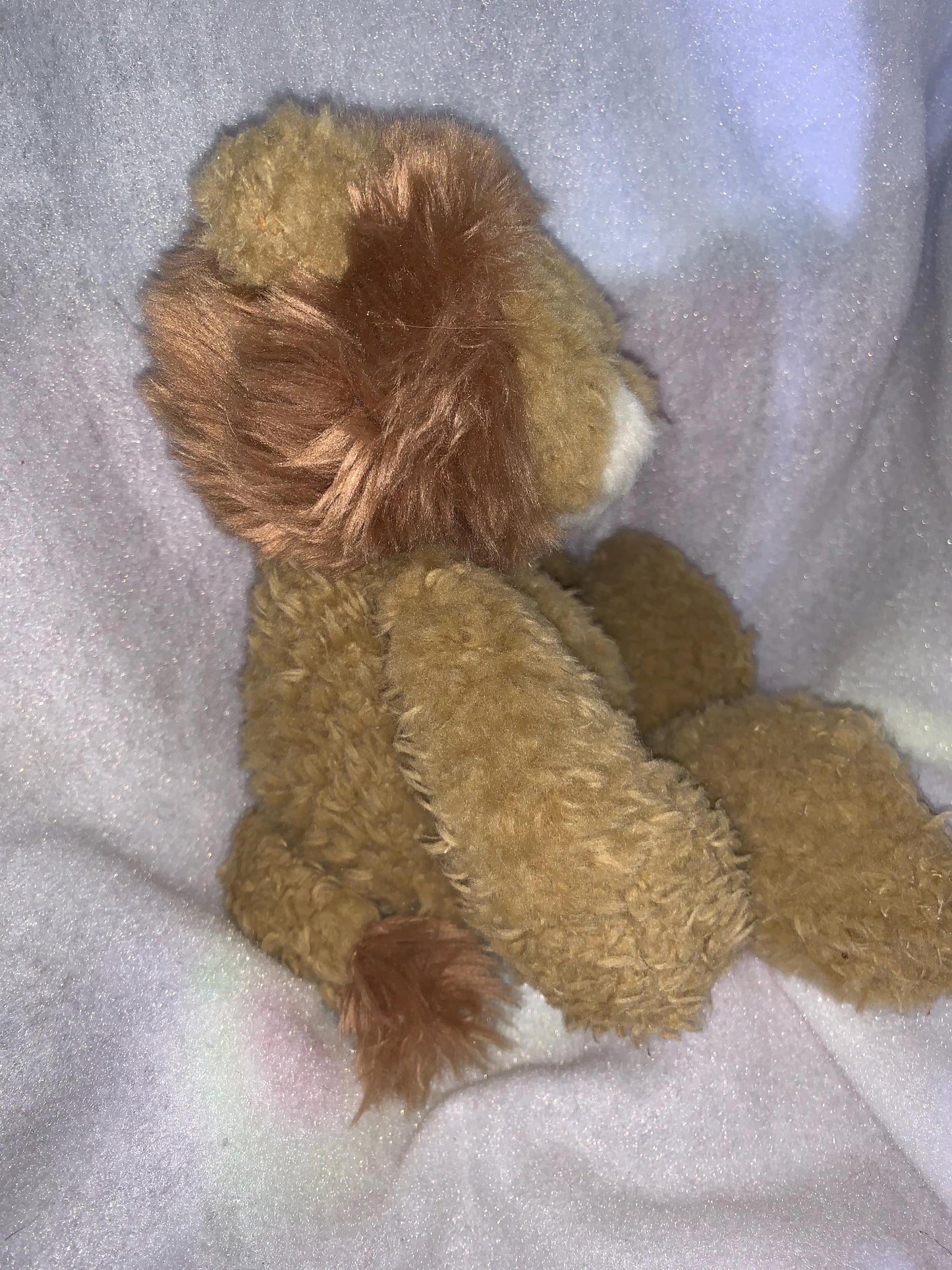 First & Main Brown Lion Plush with Corduroy Feet