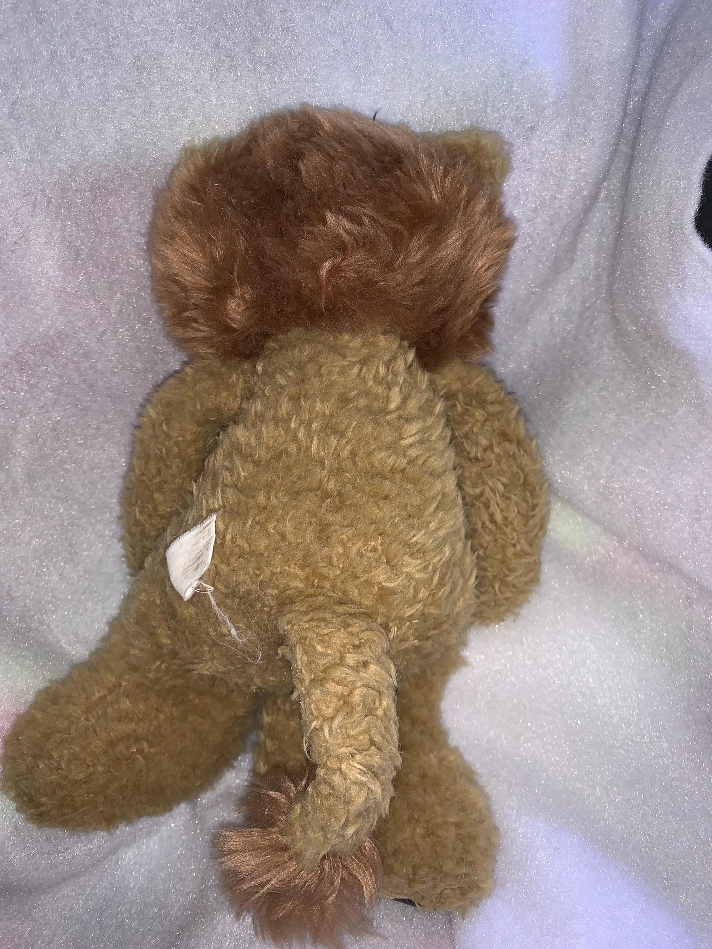 First & Main Brown Lion Plush with Corduroy Feet