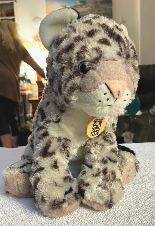 Wild Republic Snow Leopard Plush, Los Angeles Zoo Souvenir