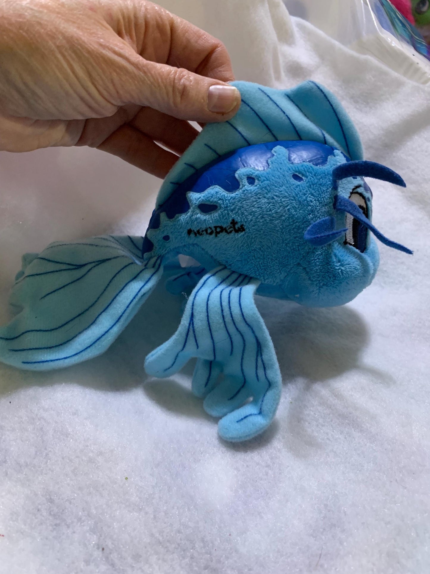 Blue Koi Fish NeoPets Plush Keyquest Series 5 Jakks Pacific