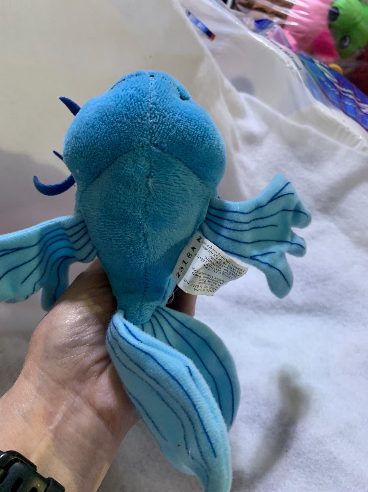 Blue Koi Fish NeoPets Plush Keyquest Series 5 Jakks Pacific