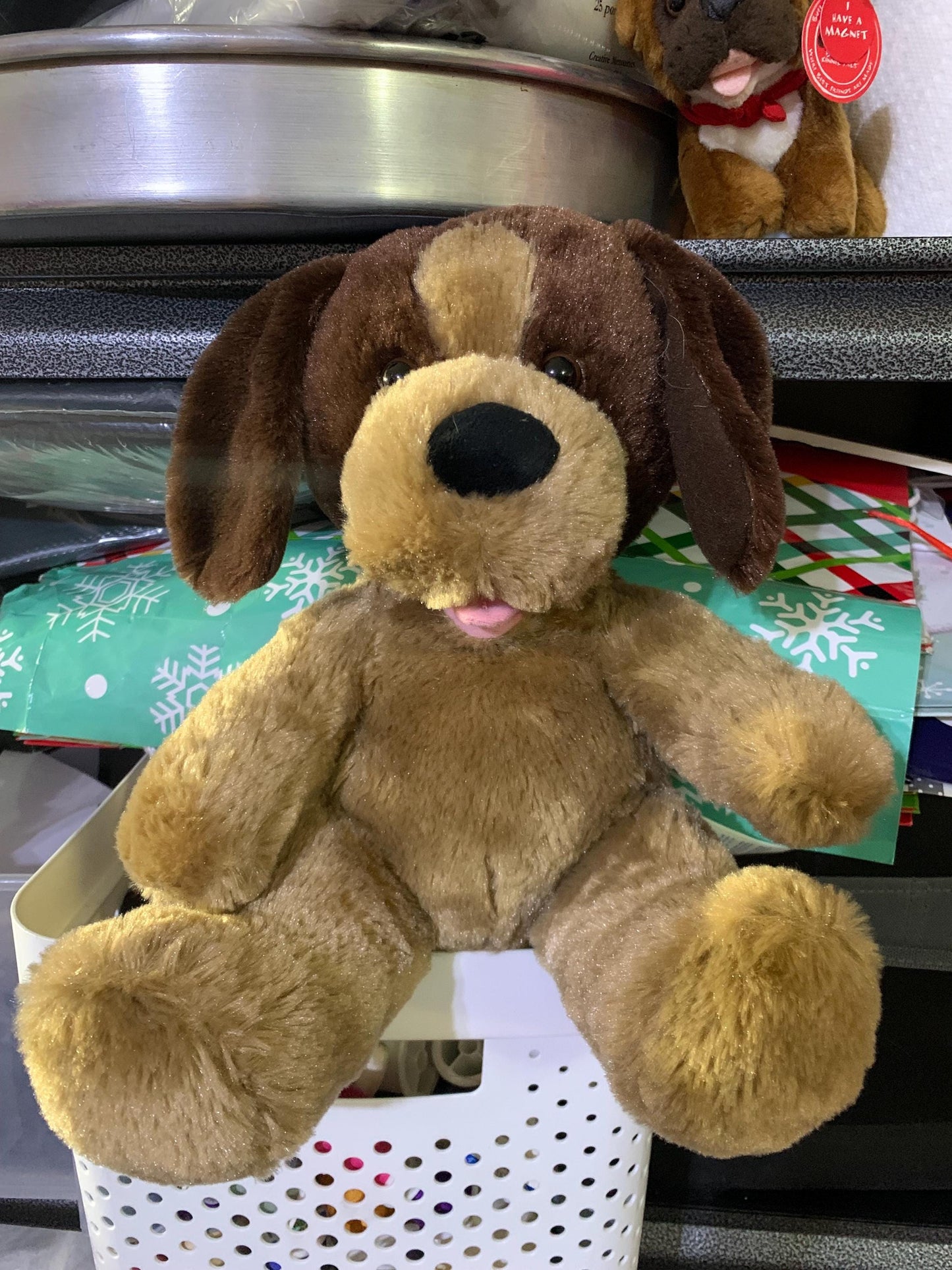 Build A Bear Puppy Dog Plush, Brown