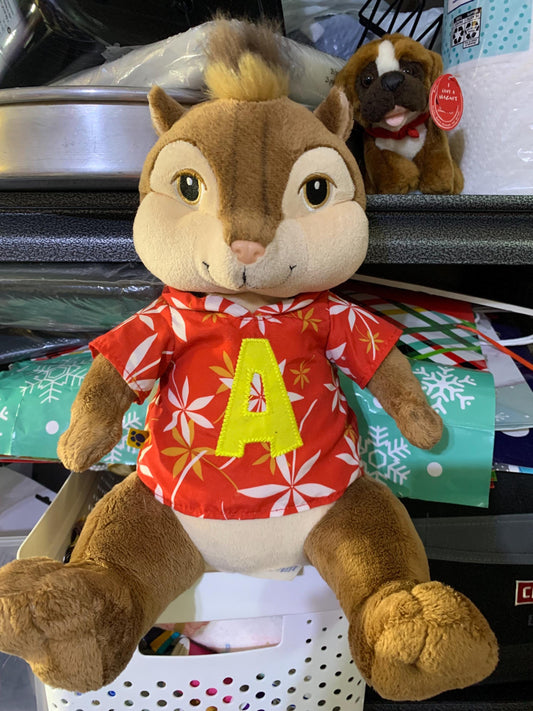 Build A Bear Brown Chipmunk Sitting Plush. He can be Alvin or Just a chipmunk