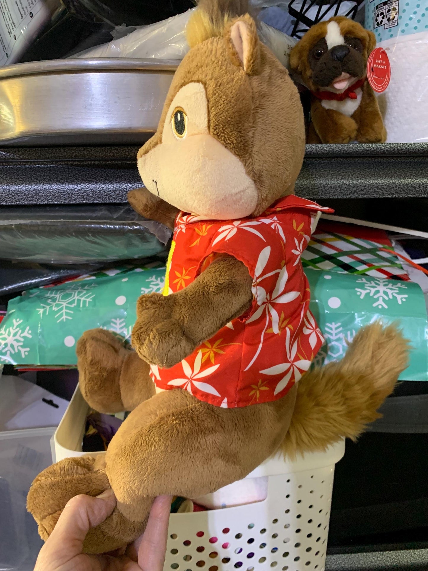 Build A Bear Brown Chipmunk Sitting Plush. He can be Alvin or Just a chipmunk