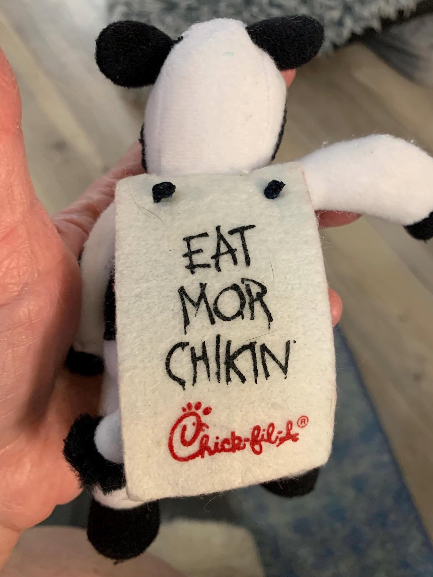 Chick Fil A Eat Chikin Cuddle Cowz Plush 2002