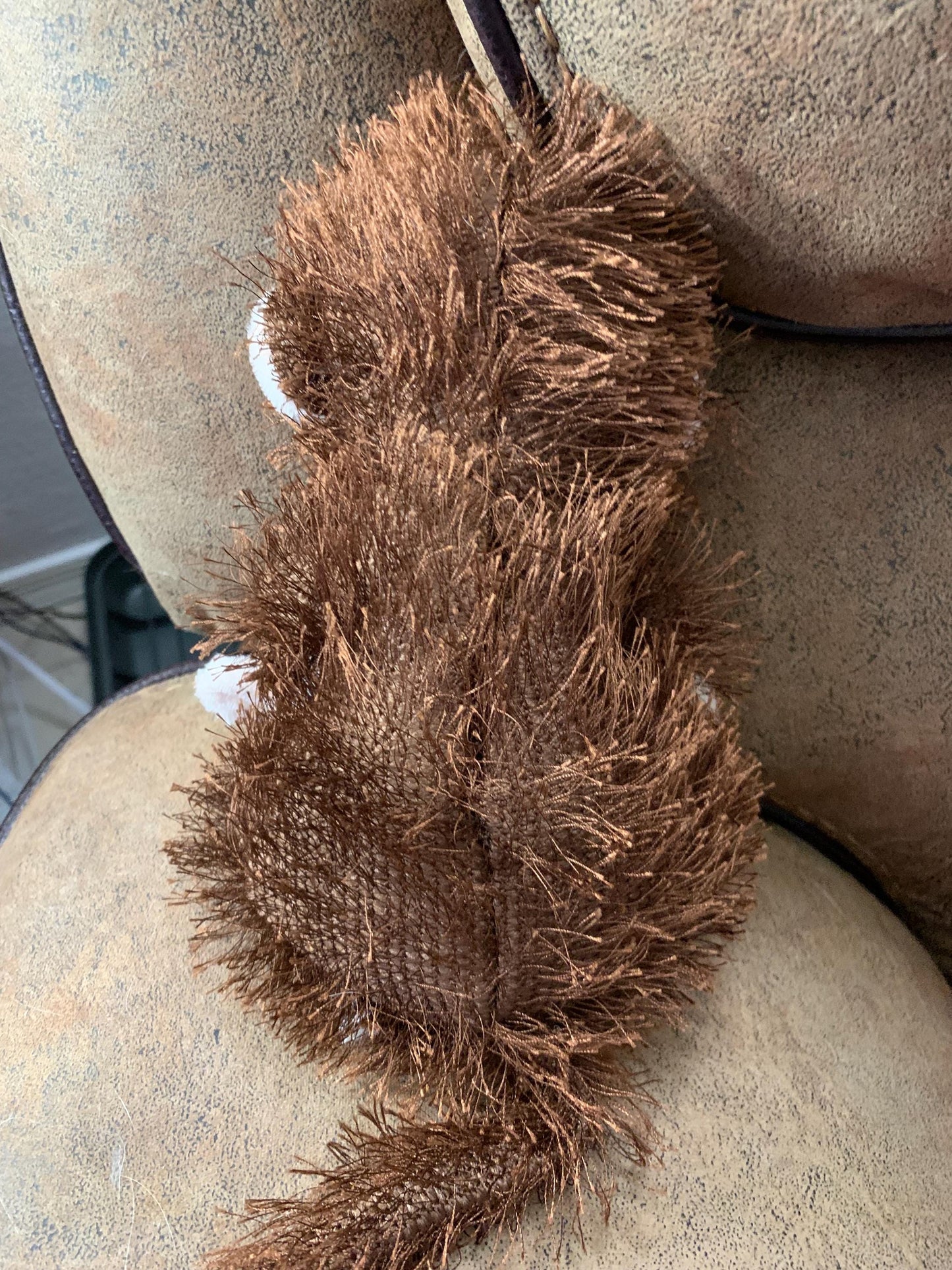 WebKinz Brown and Tan Cheeky Monkey Plush. Full Size. Retired. No Code