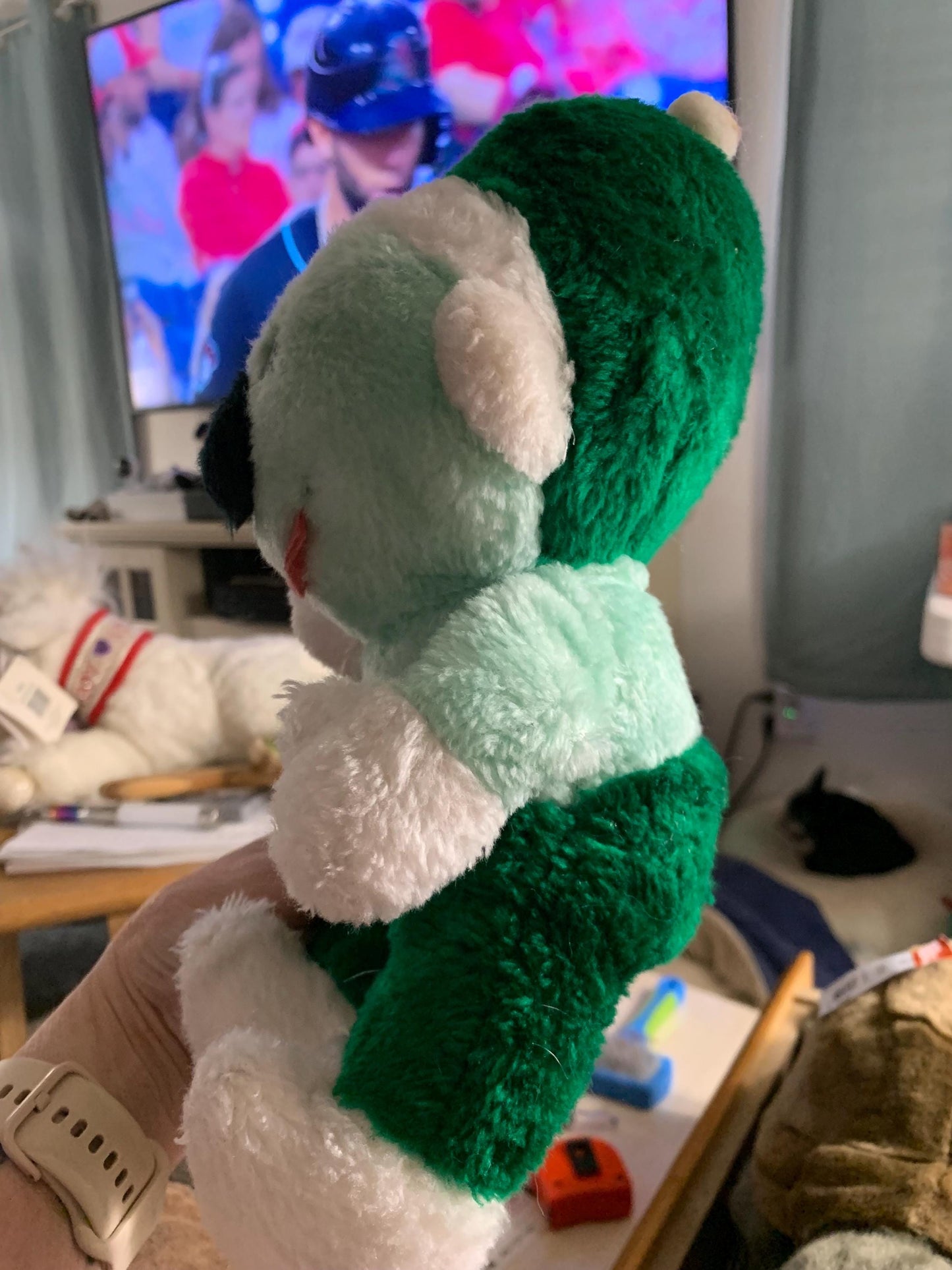 Vintage Green Koala/Elf Stuffed Animal. I don’t know what it is?