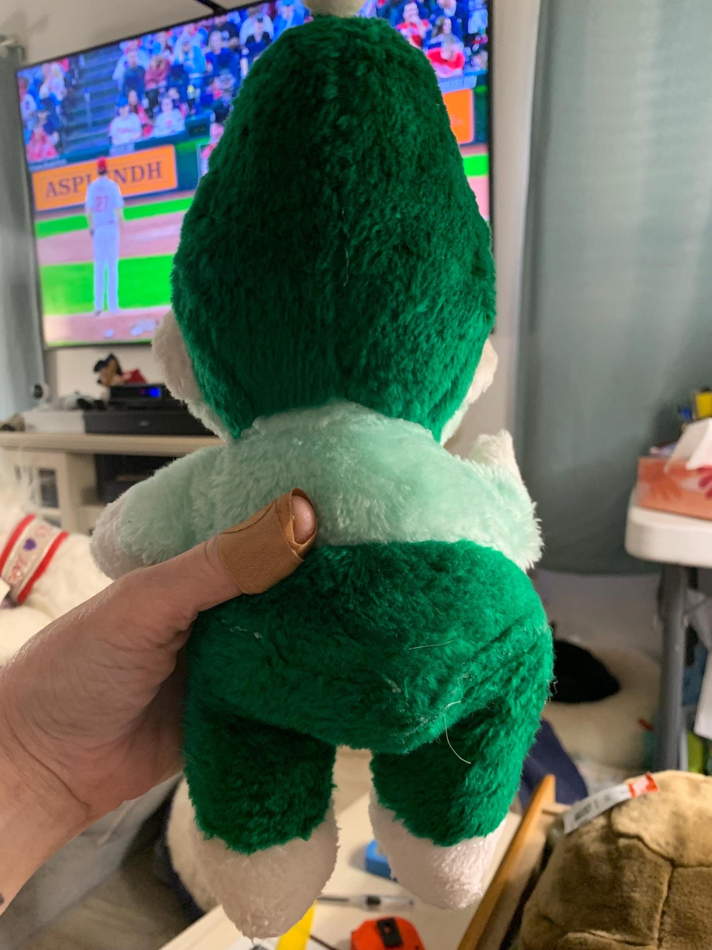 Vintage Green Koala/Elf Stuffed Animal. I don’t know what it is?