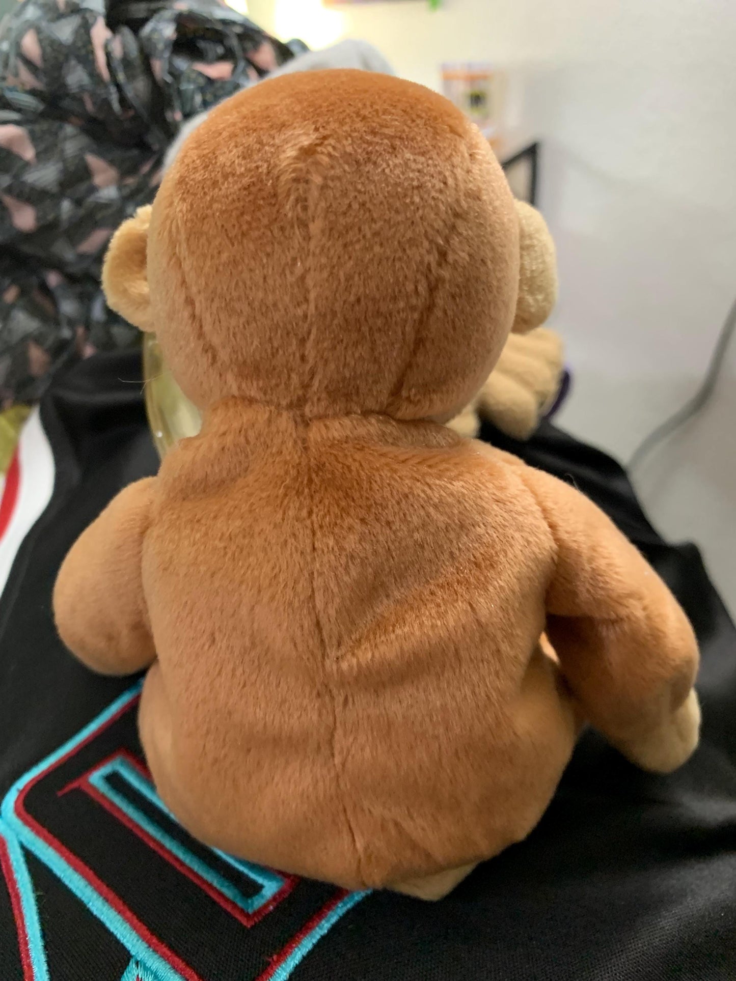 Ty Beanie Baby Bongo the Monkey Plush with intact hang tag 1995